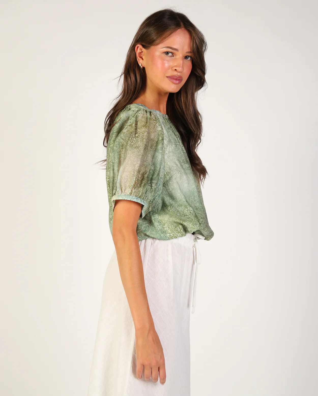 Anronia Top - Green - Image 4
