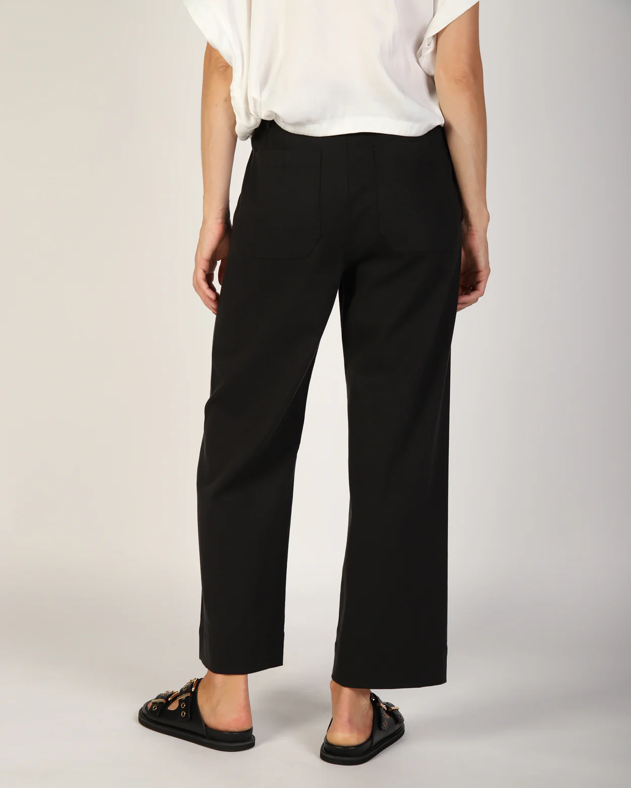 Ashleigh Culotte Pant  - Black - Image 4