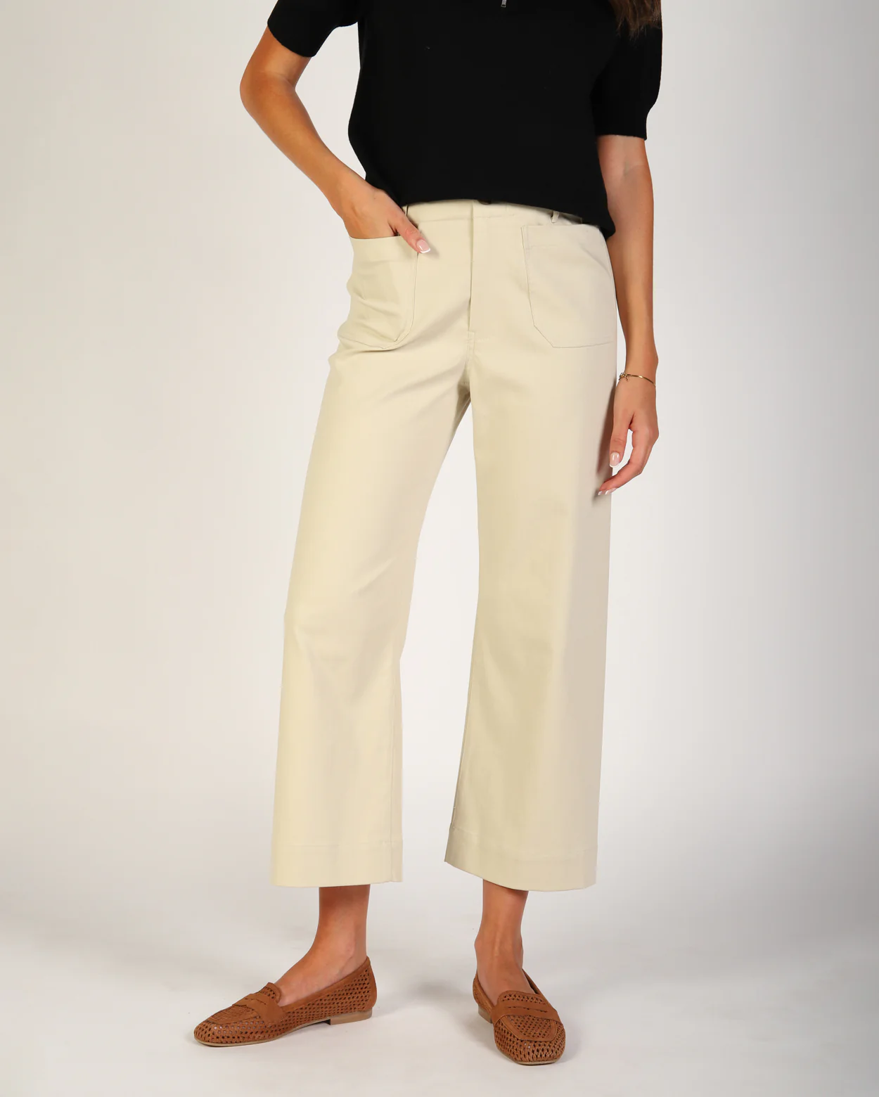 Ashleigh Culotte Pant  - Sand - Image 2