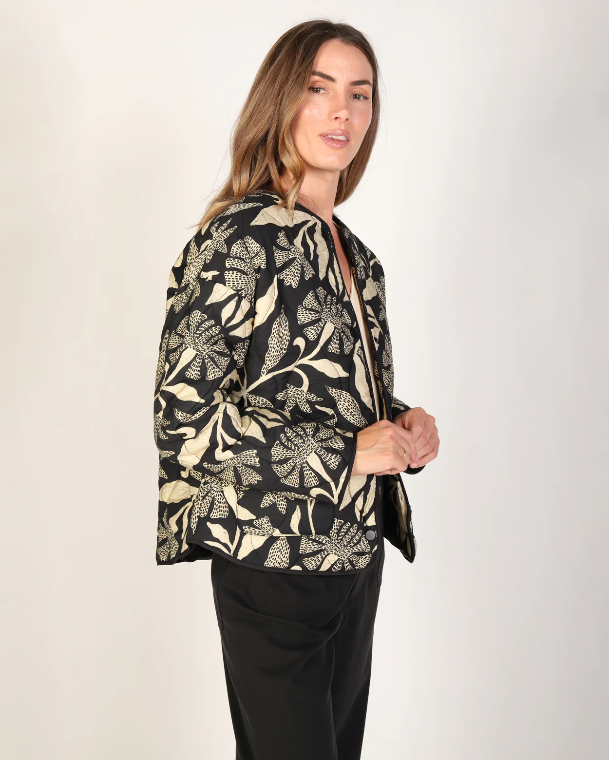 Blossom Jacket - Black/White - Image 3