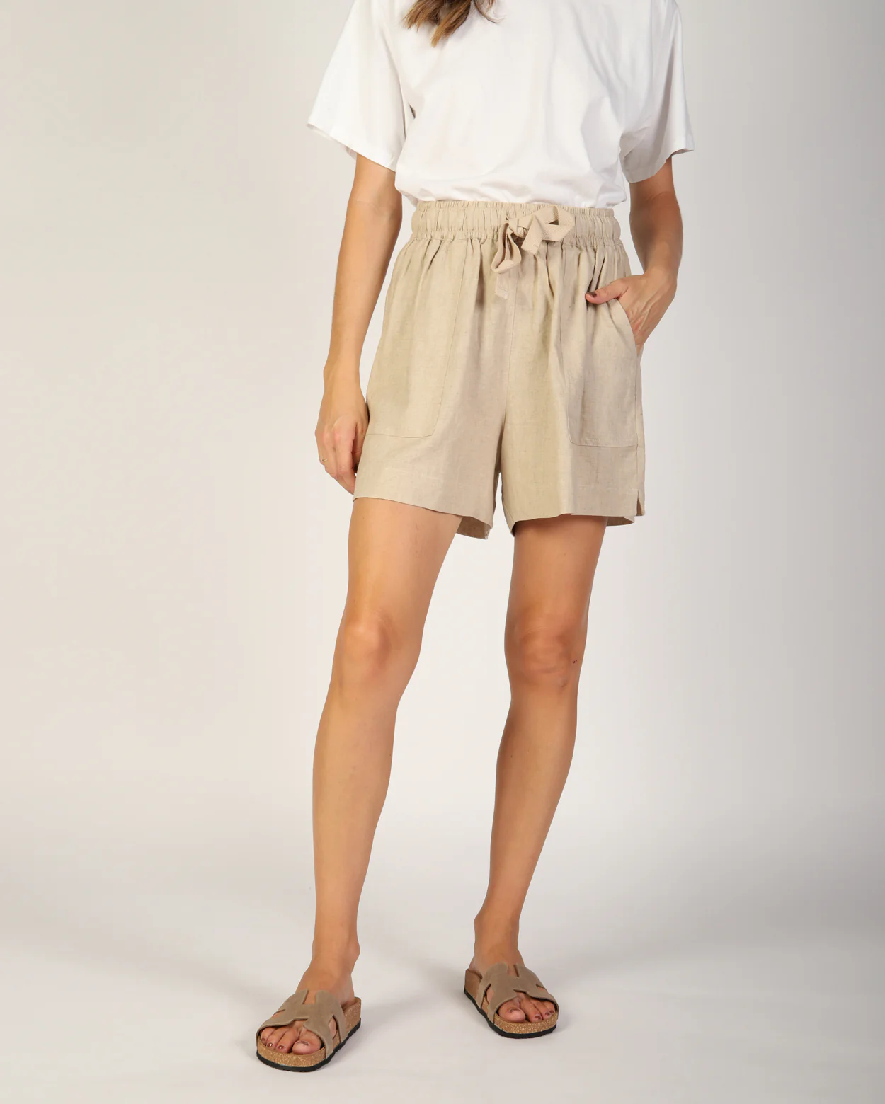 Bonnie Short - Taupe - Image 4