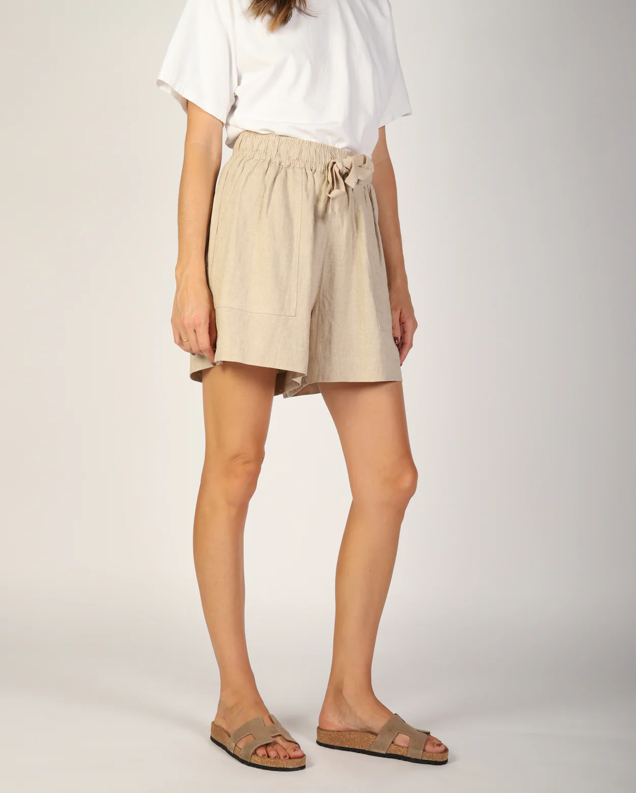 Bonnie Short - Taupe - Image 5