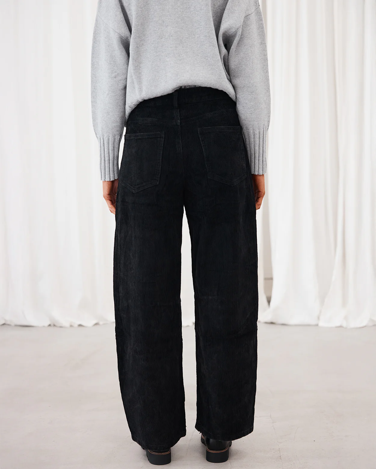 Brianne Cord Pant - Black - Image 2