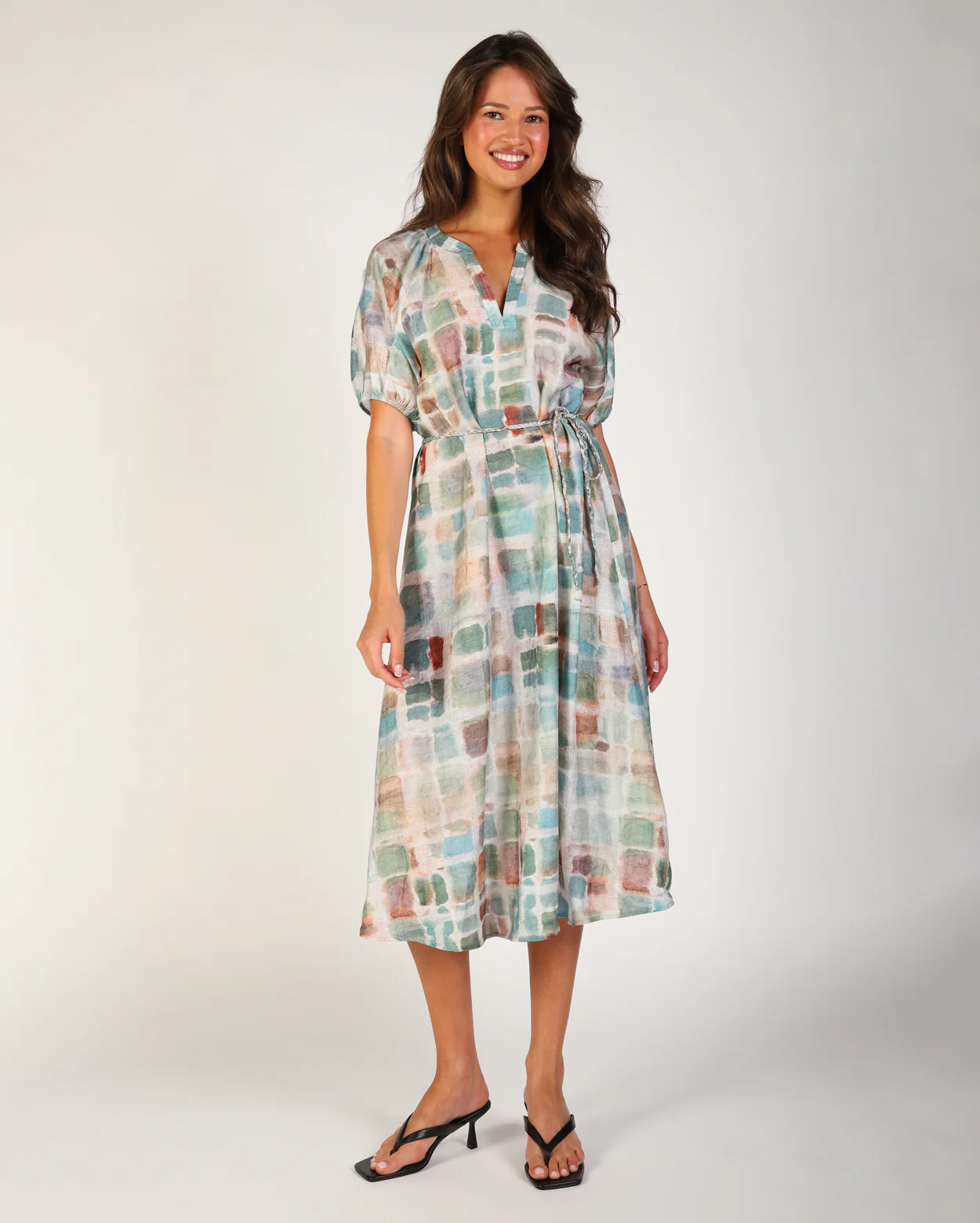 Cara Dress - Aqua