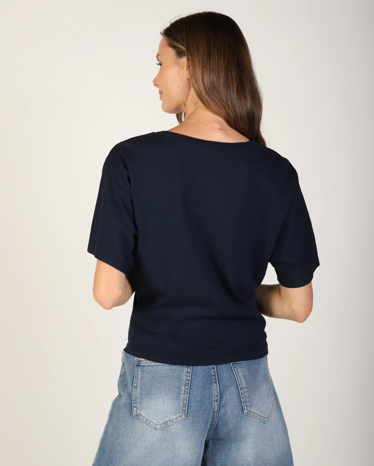 Clara Tee - Navy - Image 4