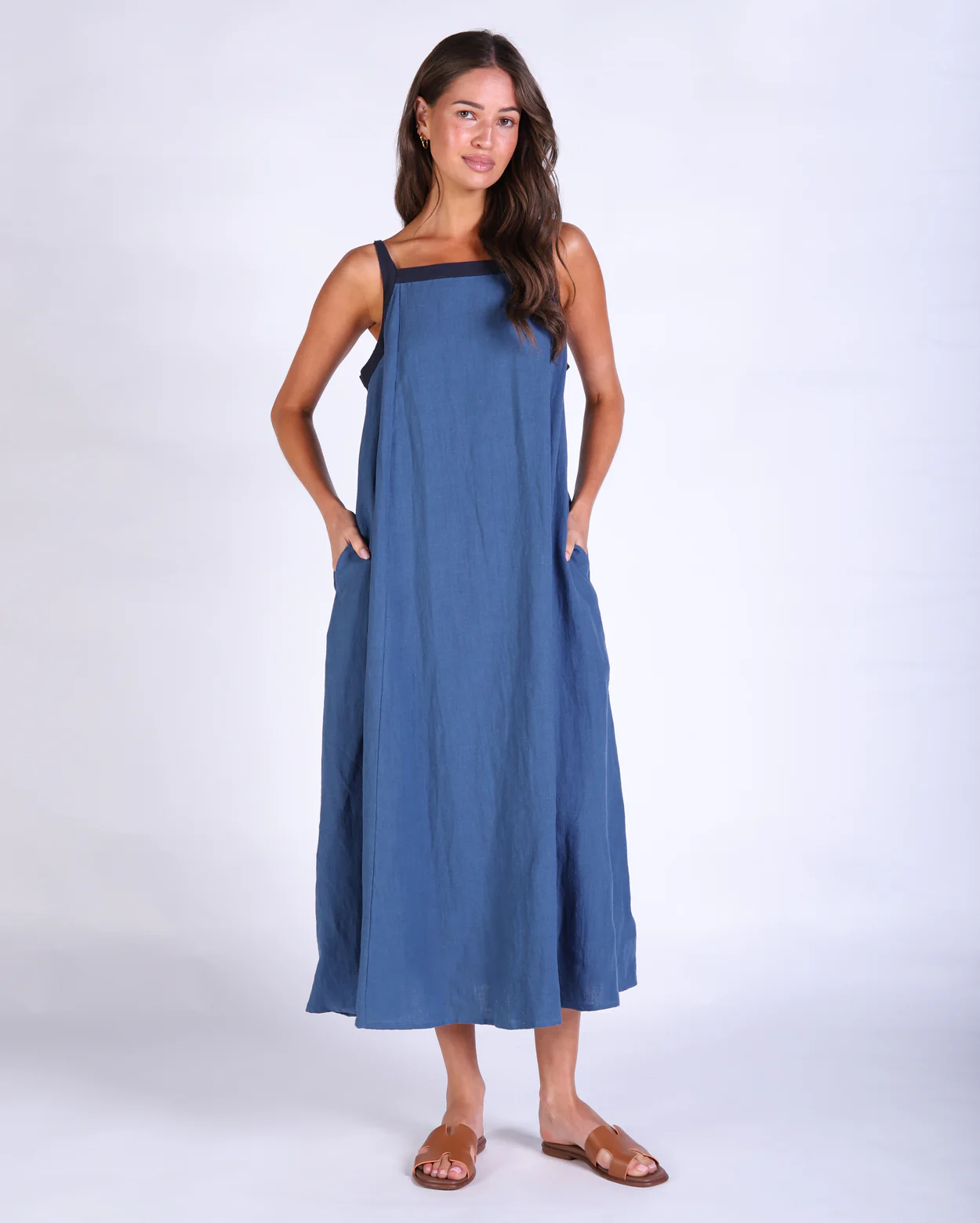 Connie Dress - Blue - Image 5