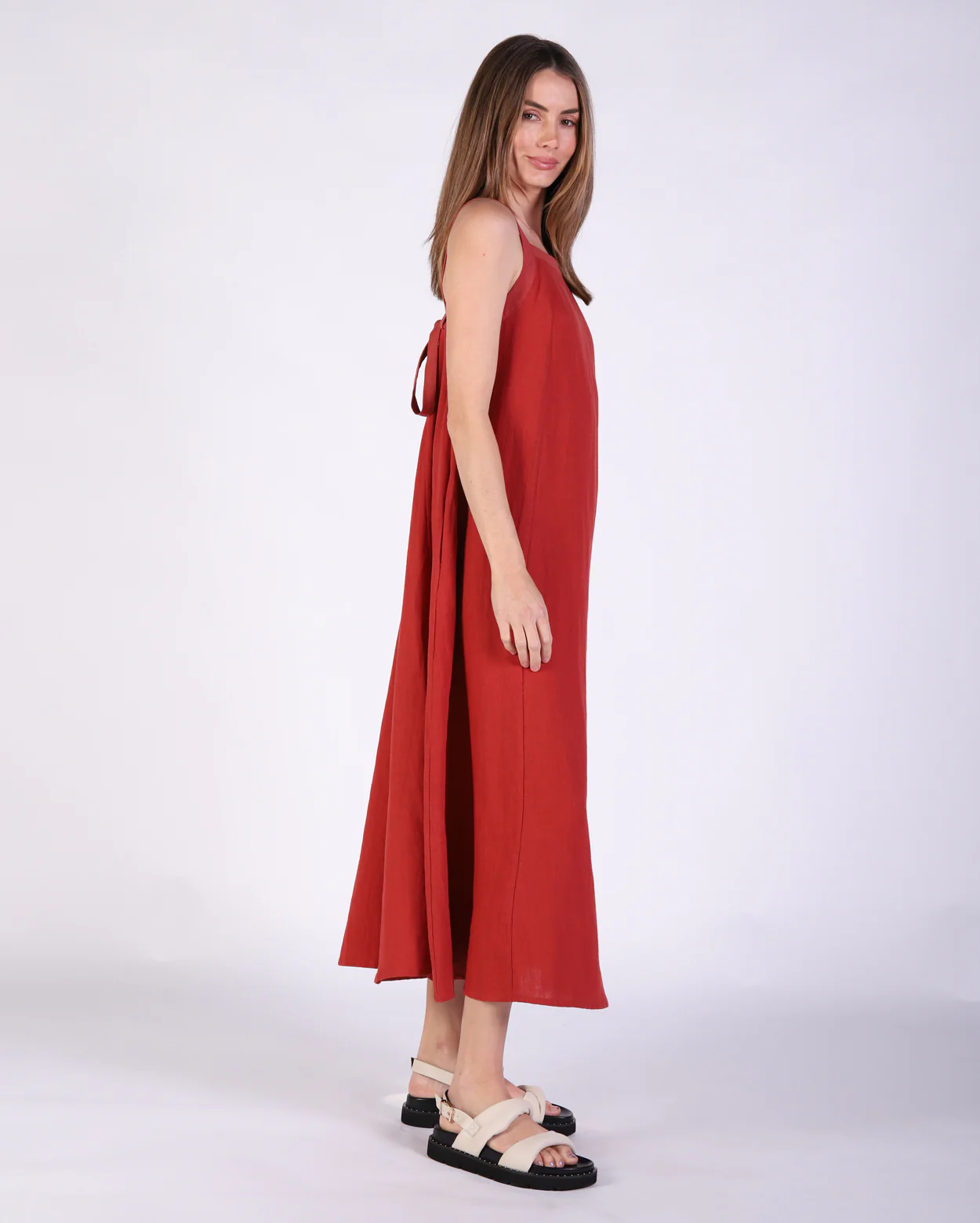 Connie Dress - Red - Image 3