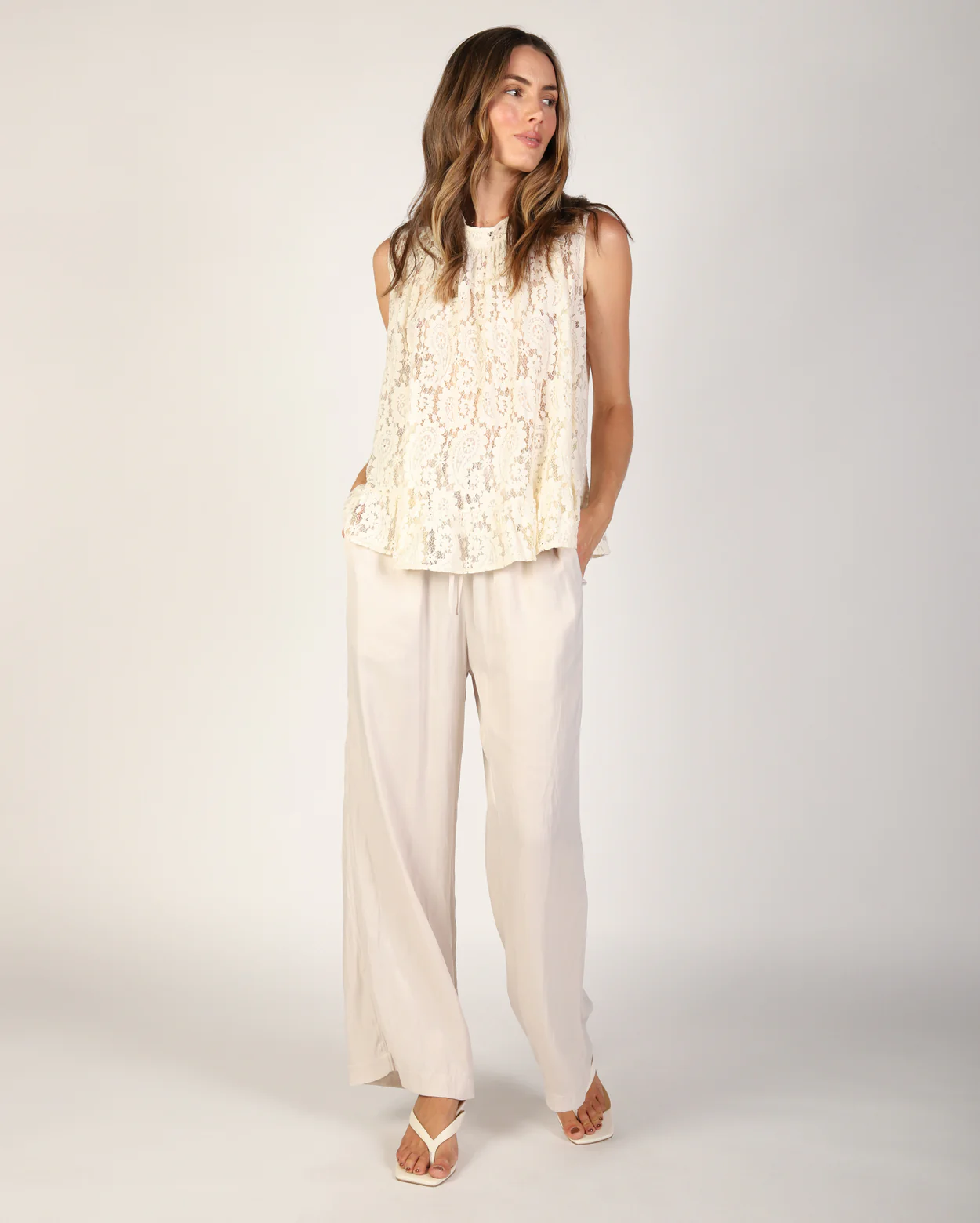 Dalton Top - Cream - Image 4
