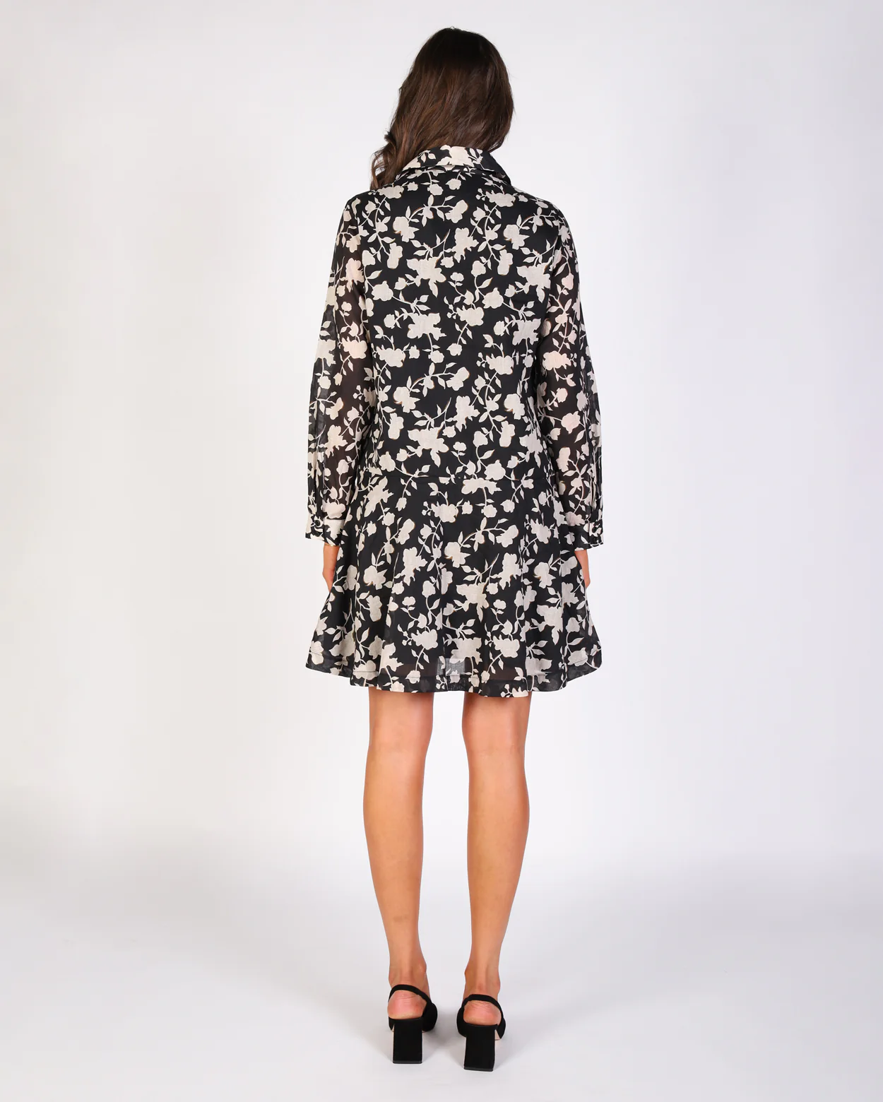 Esme Dress - Black/White - Image 6