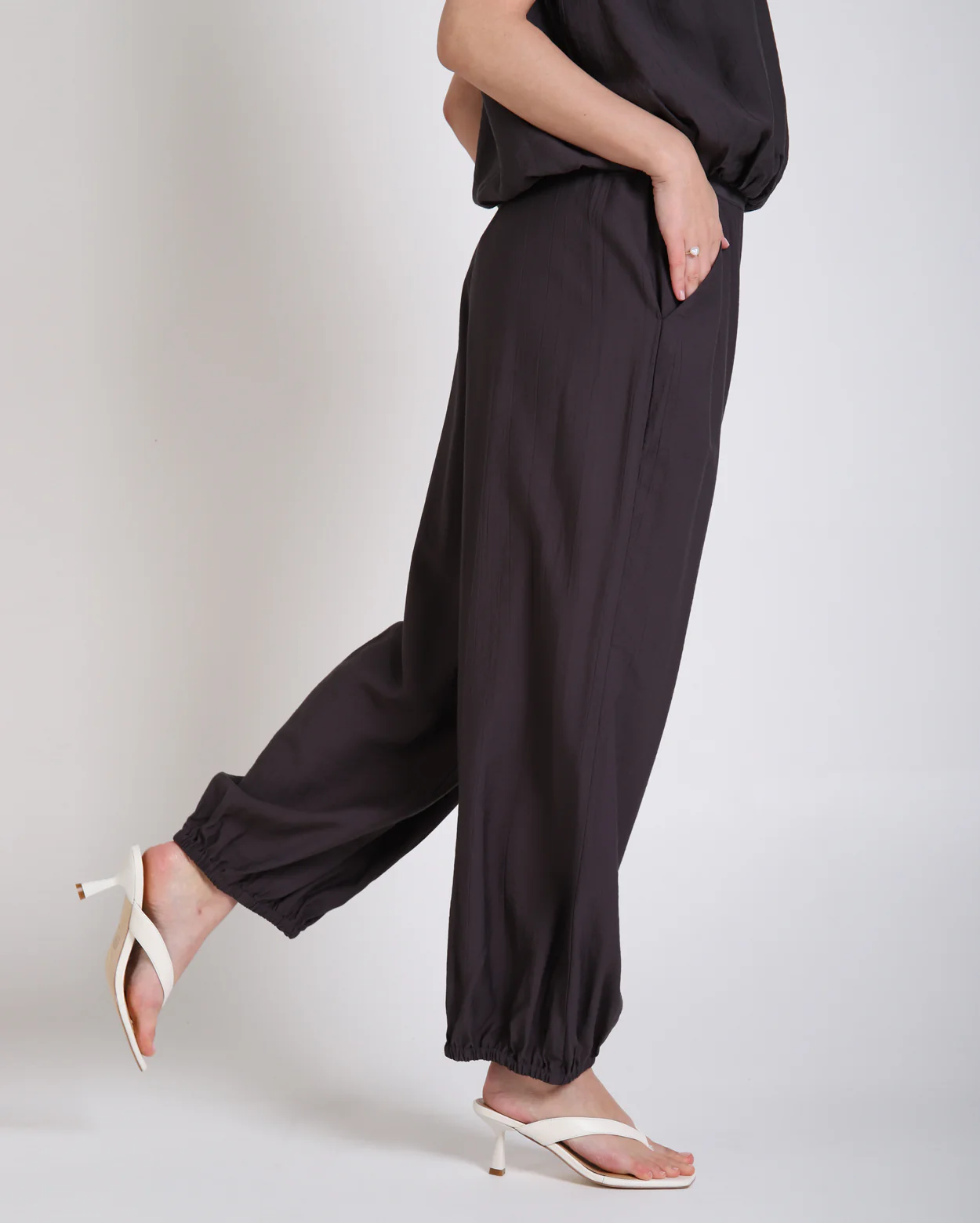 Fallon Pant - Charcoal - Image 3
