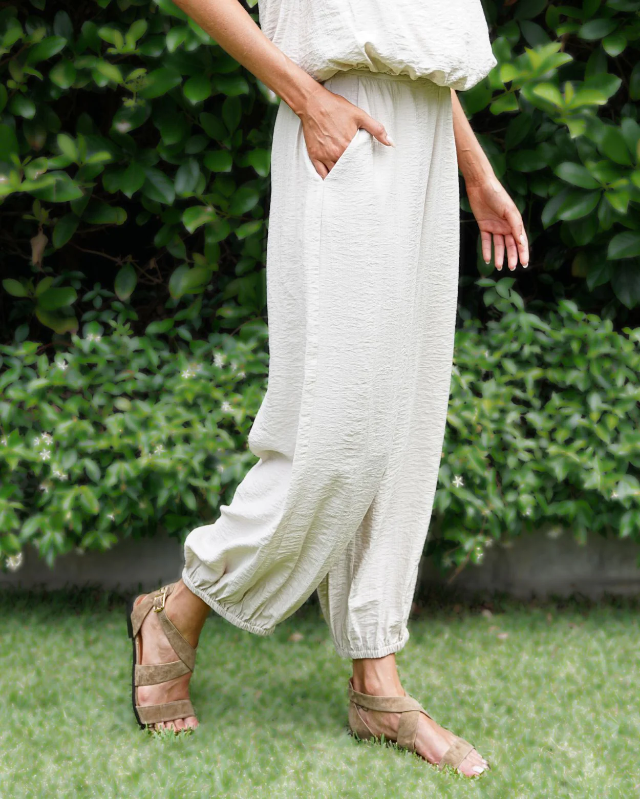 Fallon Pant - Stone - Image 3
