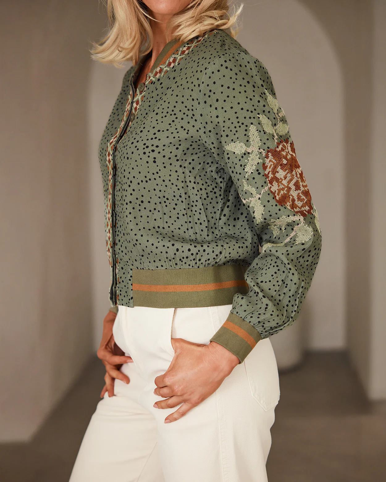 Fiesta Bomber - Khaki - Image 4