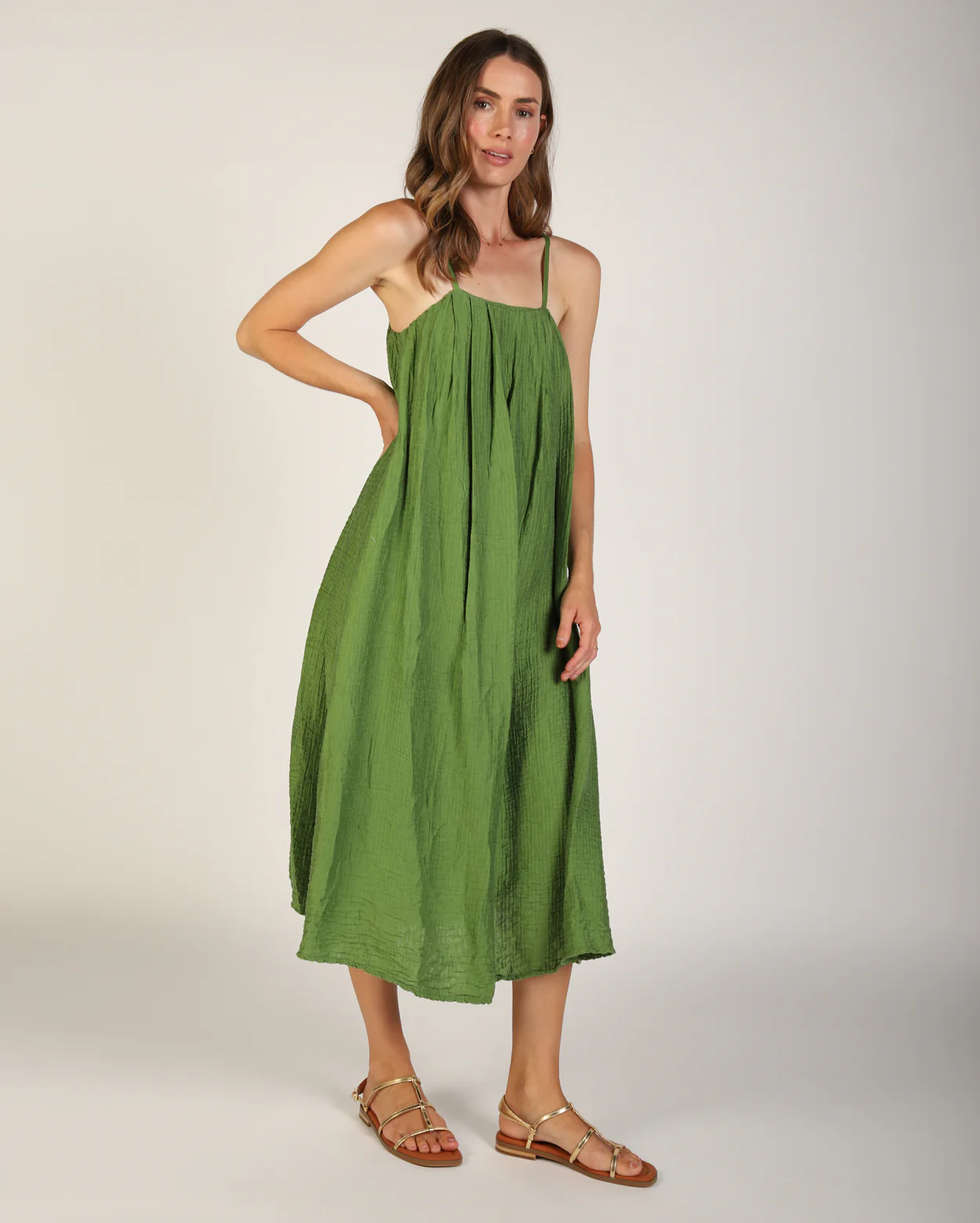 Gwen Dress - Green - Image 4