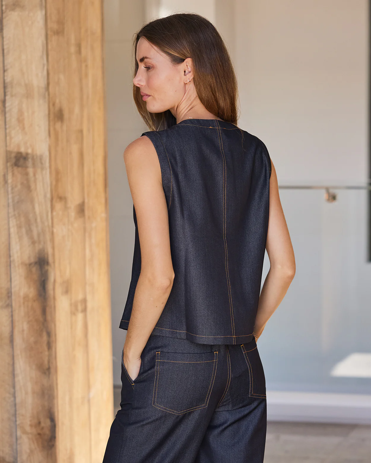 Hollie Vest - Black - Image 5