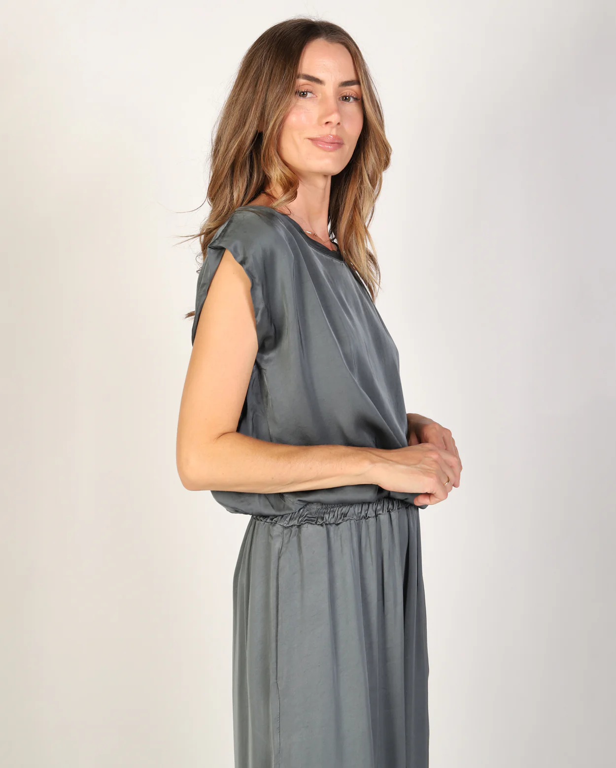 Janika Top - Charcoal - Image 3