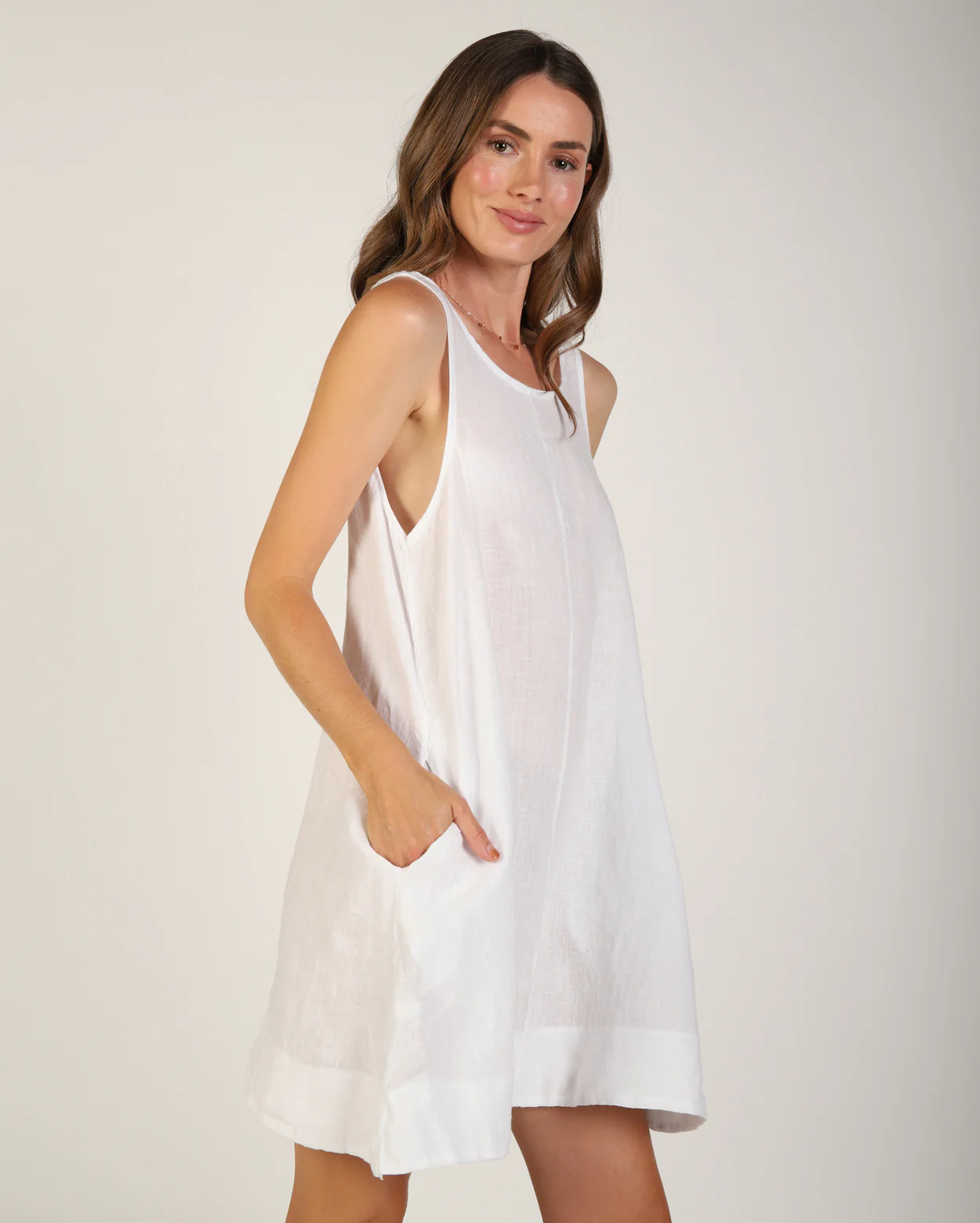 Jenna Dress - White - Image 4