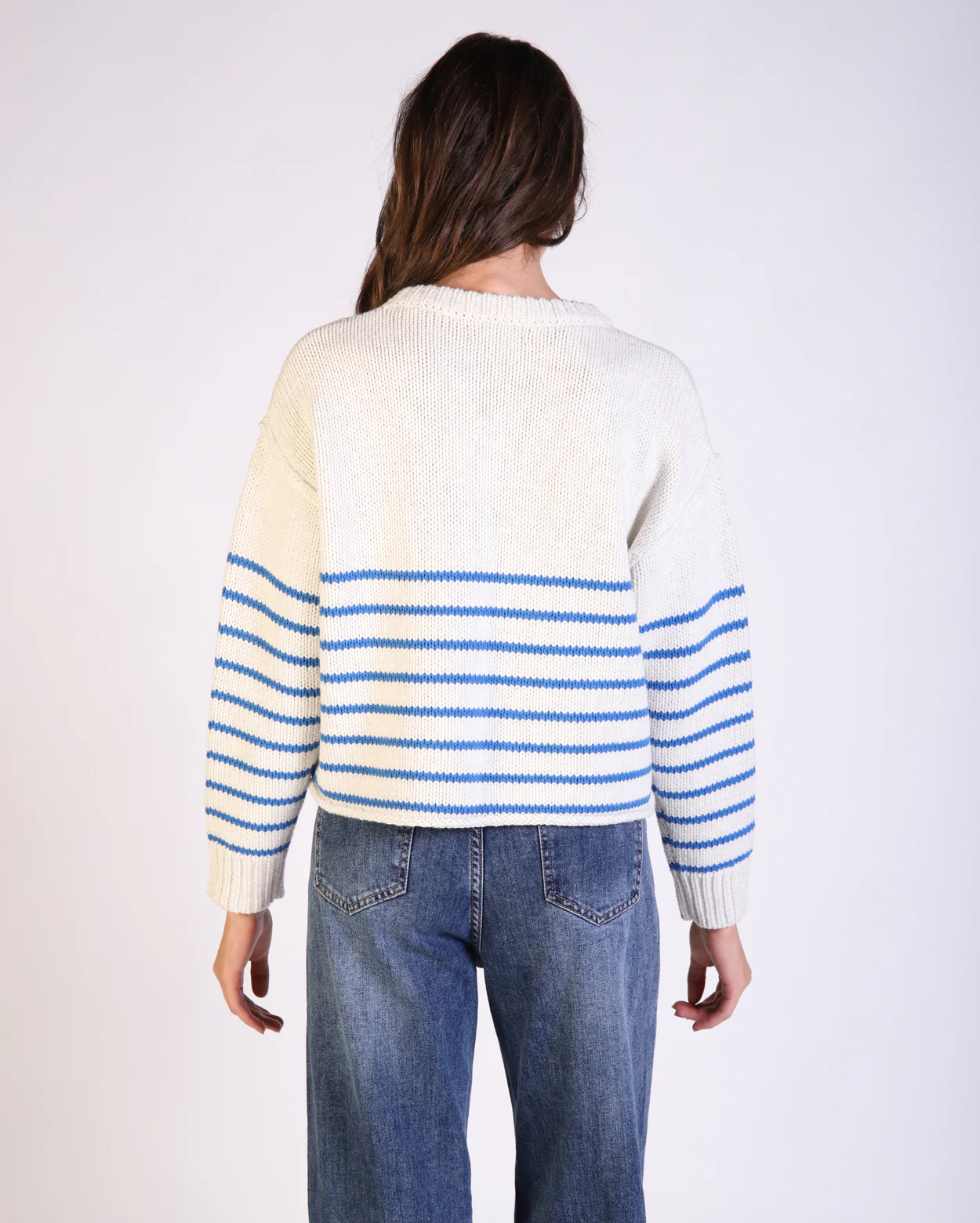 Kai Stripe Knit - Blue - Image 4