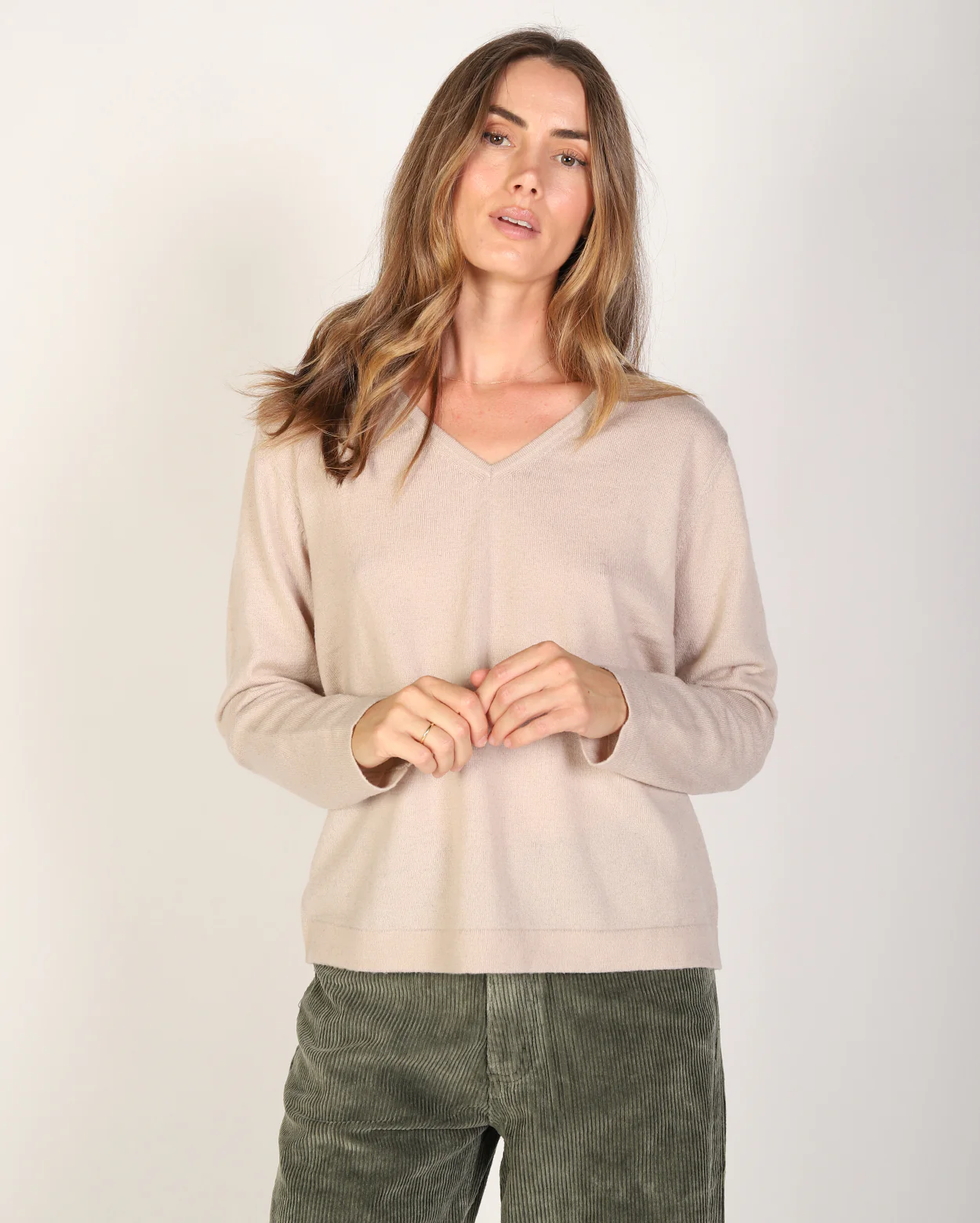 Kennedy Merino Knit - Oat - Image 3