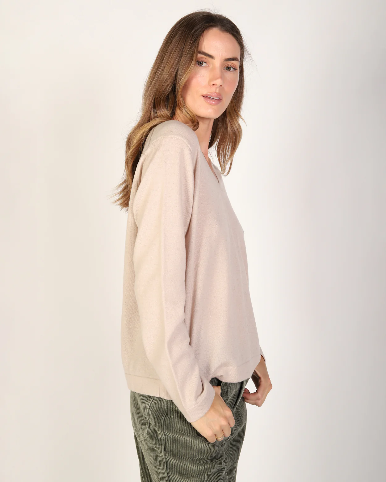 Kennedy Merino Knit - Oat - Image 4
