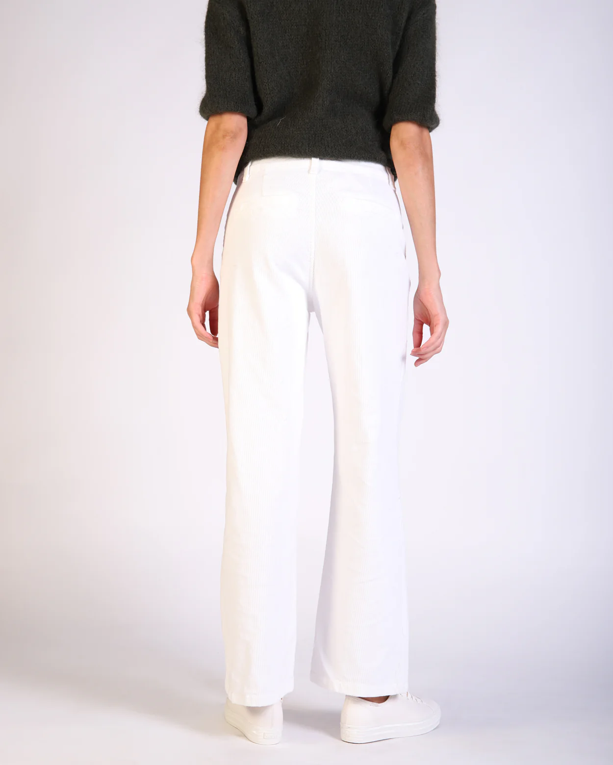 Kimmy Cord Pant - Winter White - Image 4