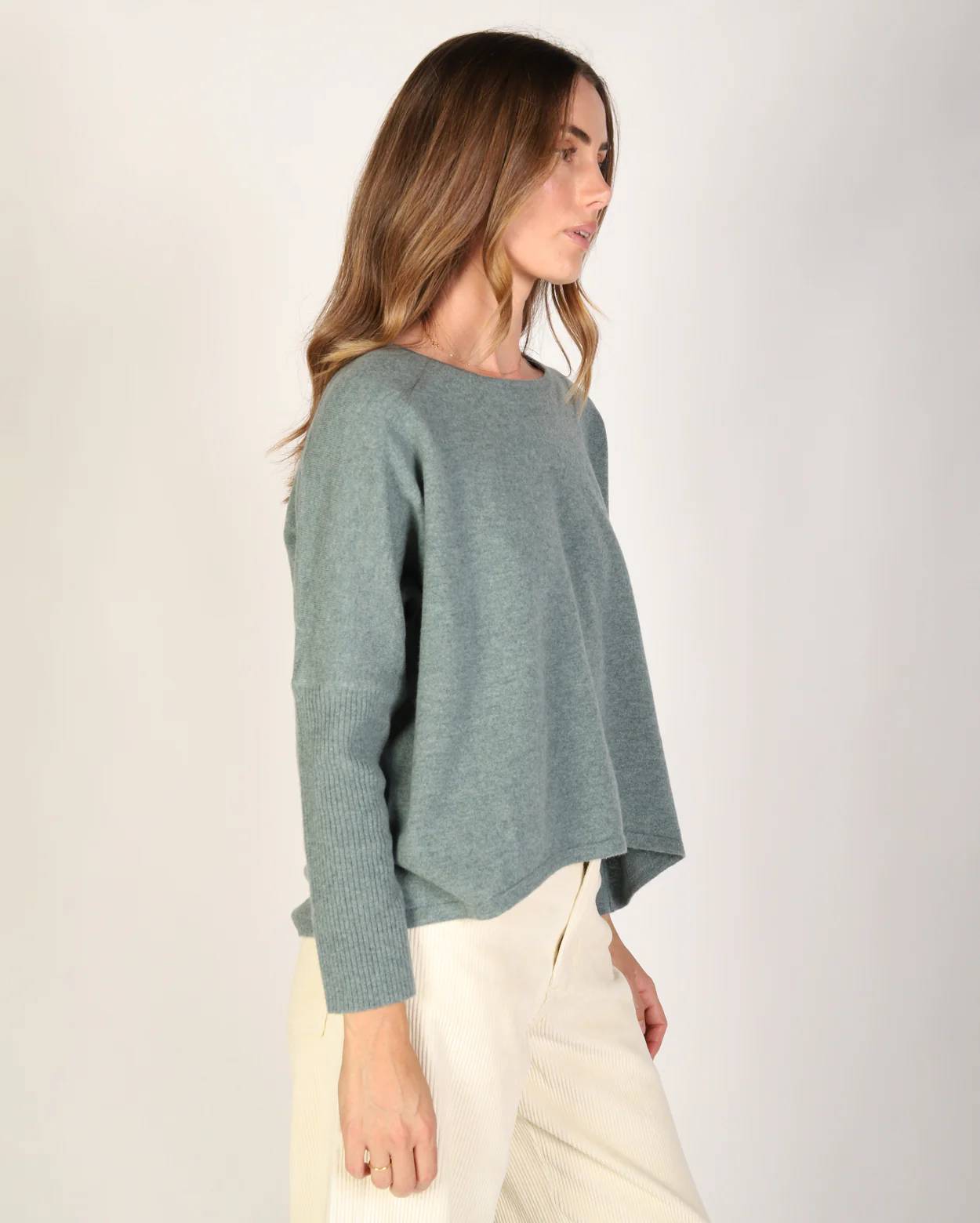 Kristen Merino Knit - Ocean - Image 4