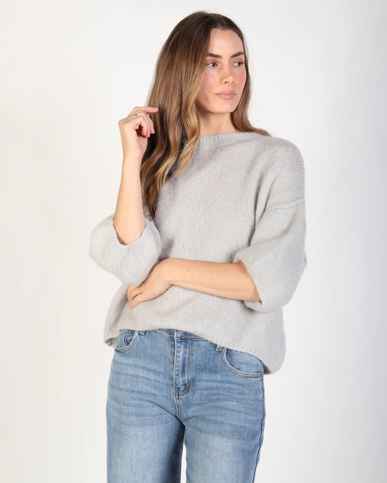 Kyla Knit - Grey/Marle - Image 3