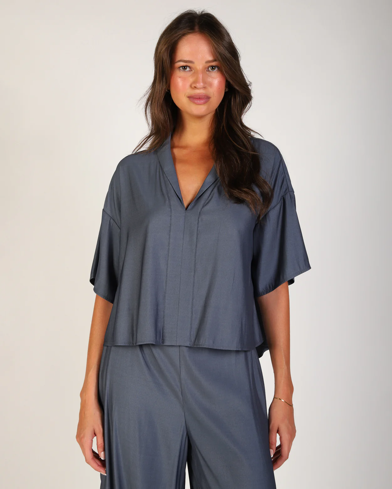 Lexi Blouse - Steel - Image 2