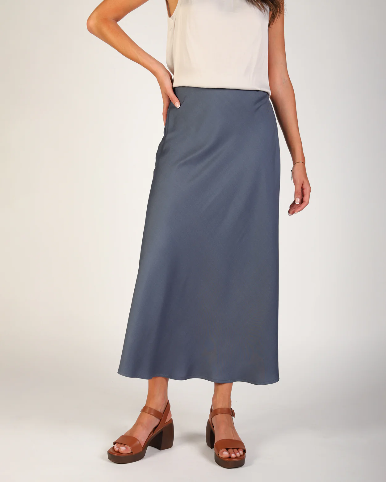 Lexi Skirt - Steel - Image 3