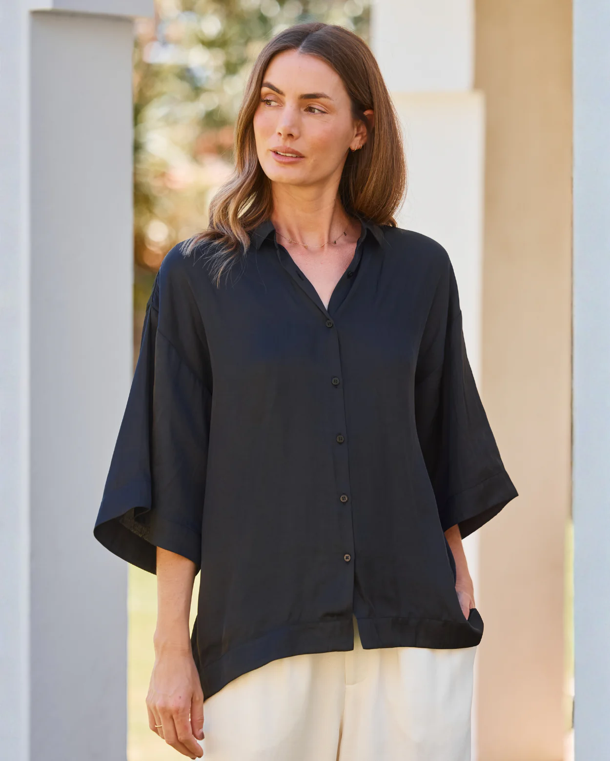 Lilly Shirt - Black - Image 2