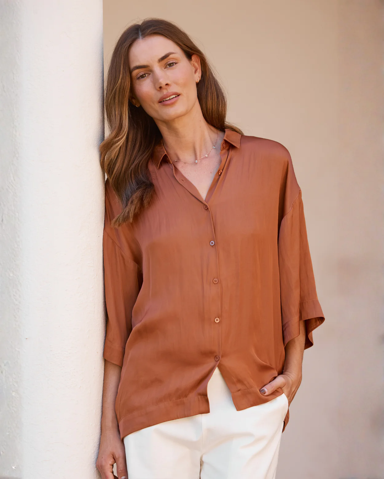 Lilly Shirt - Cinnamon - Image 3