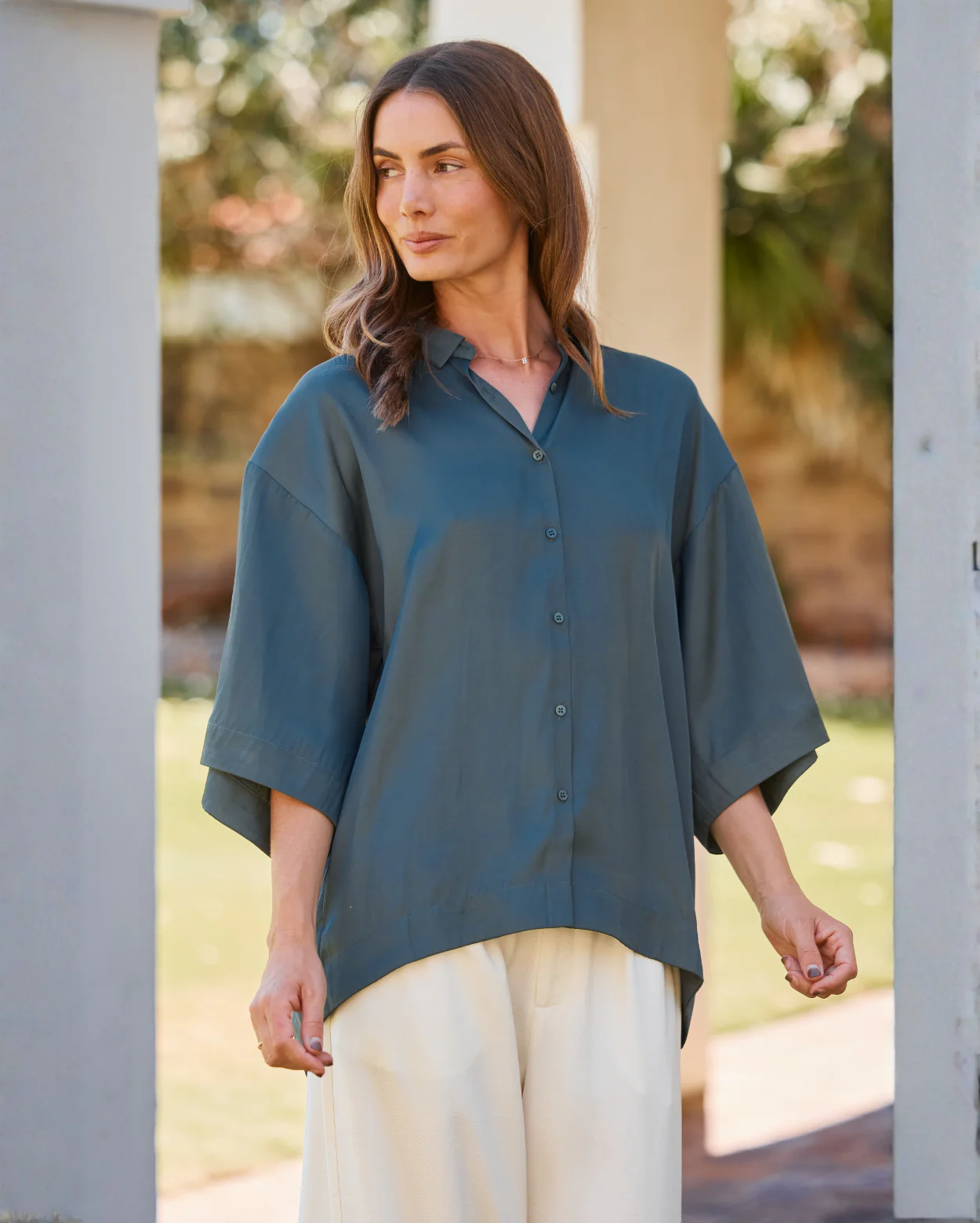 Lilly Shirt - Kale - Image 4