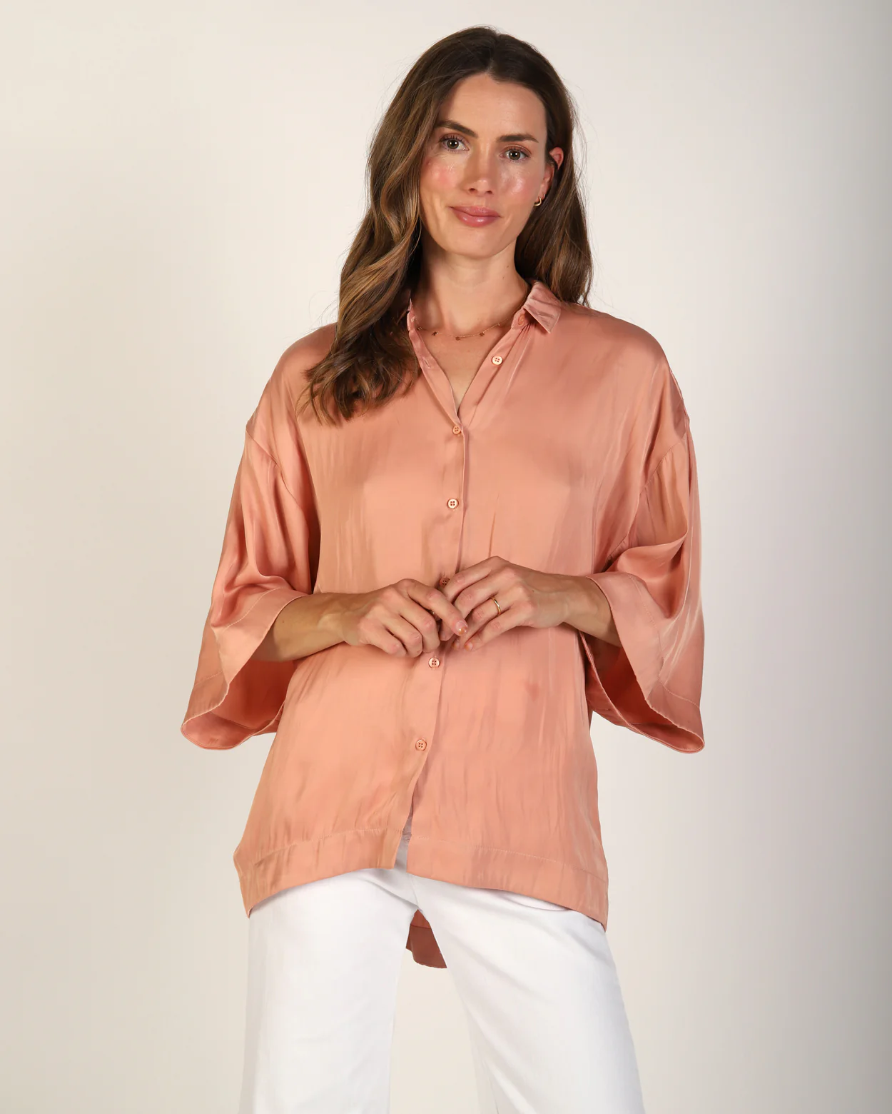 Lilly Shirt - Peach - Image 3