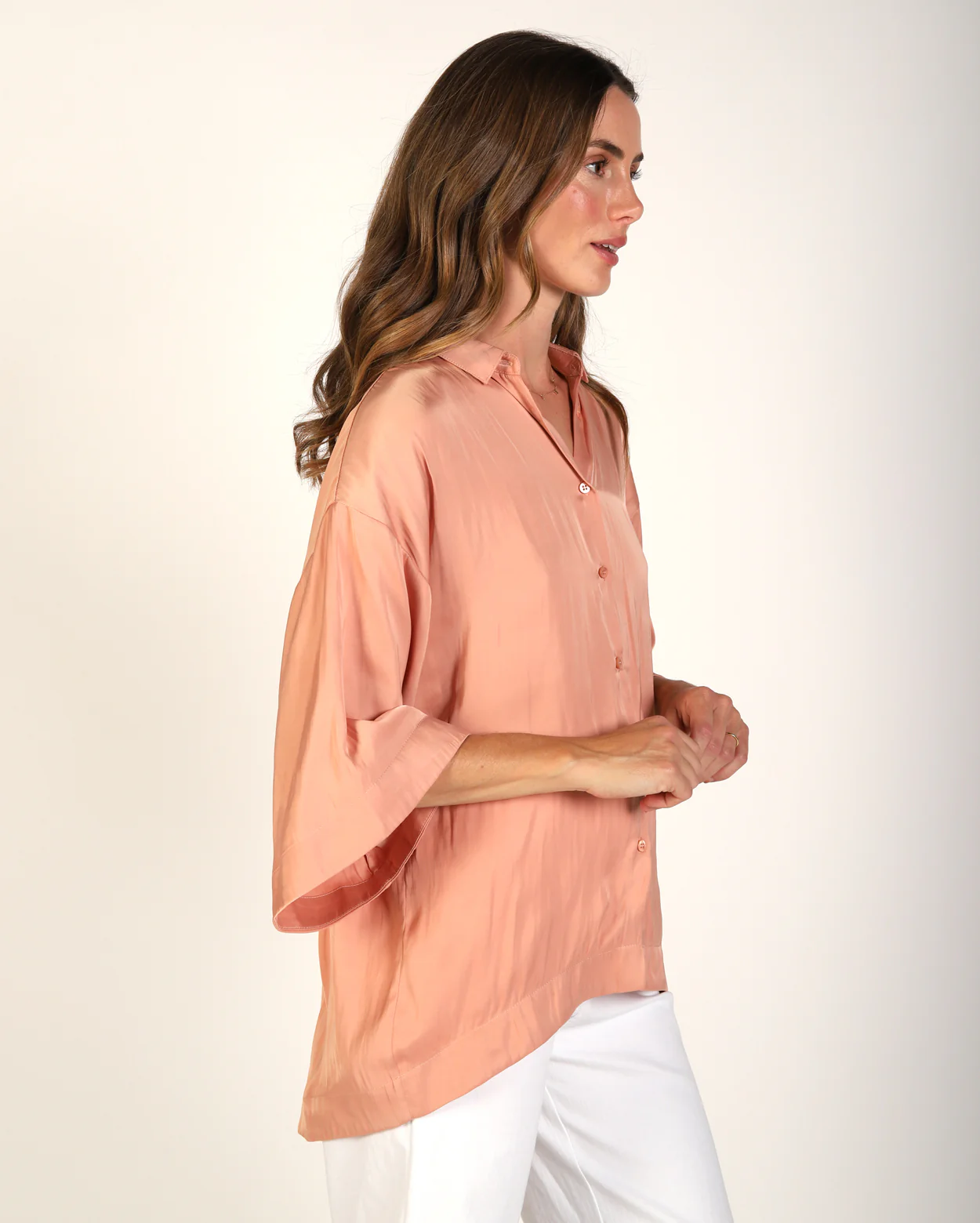Lilly Shirt - Peach - Image 4