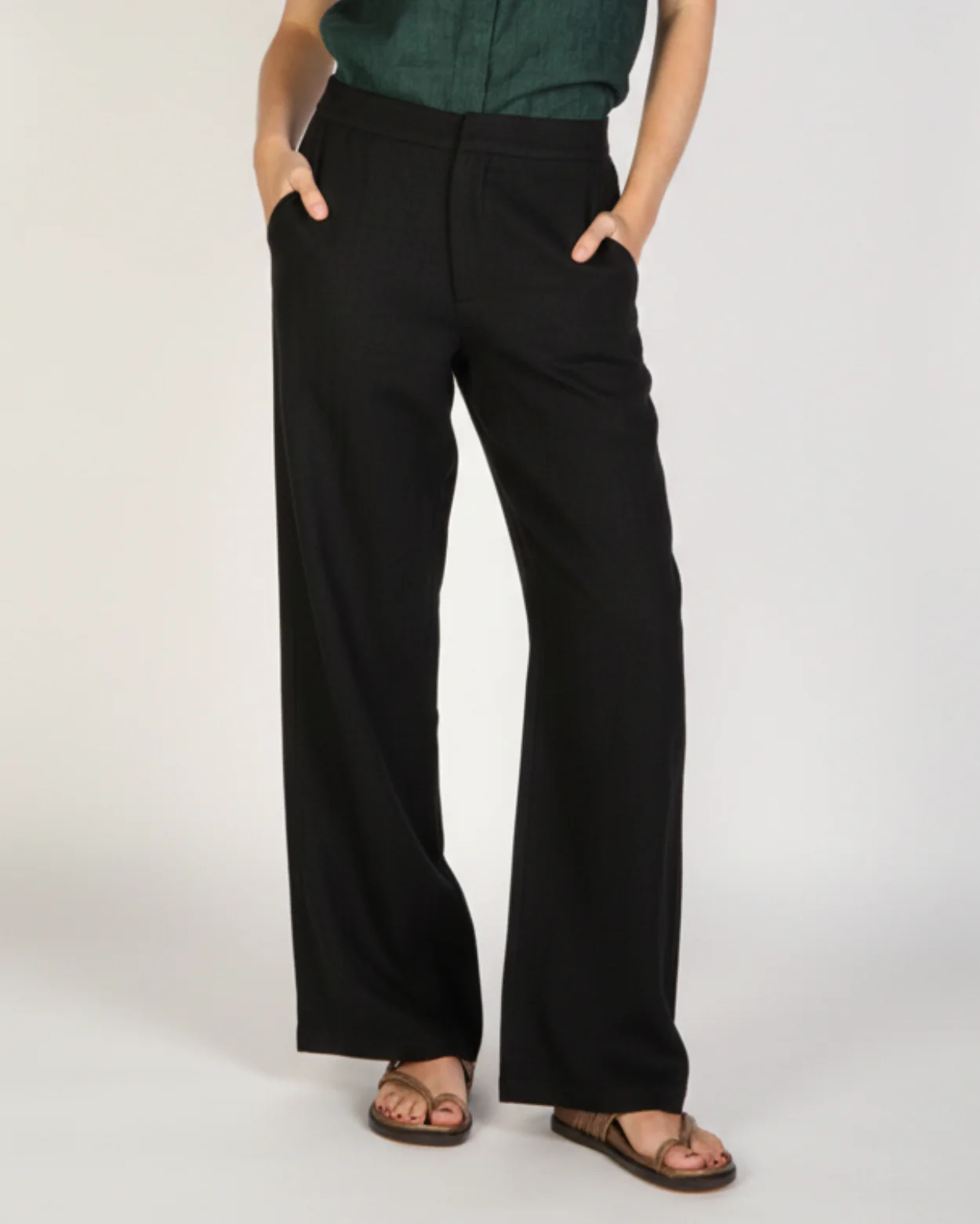 Lovella Linen Pant - Black - Image 5