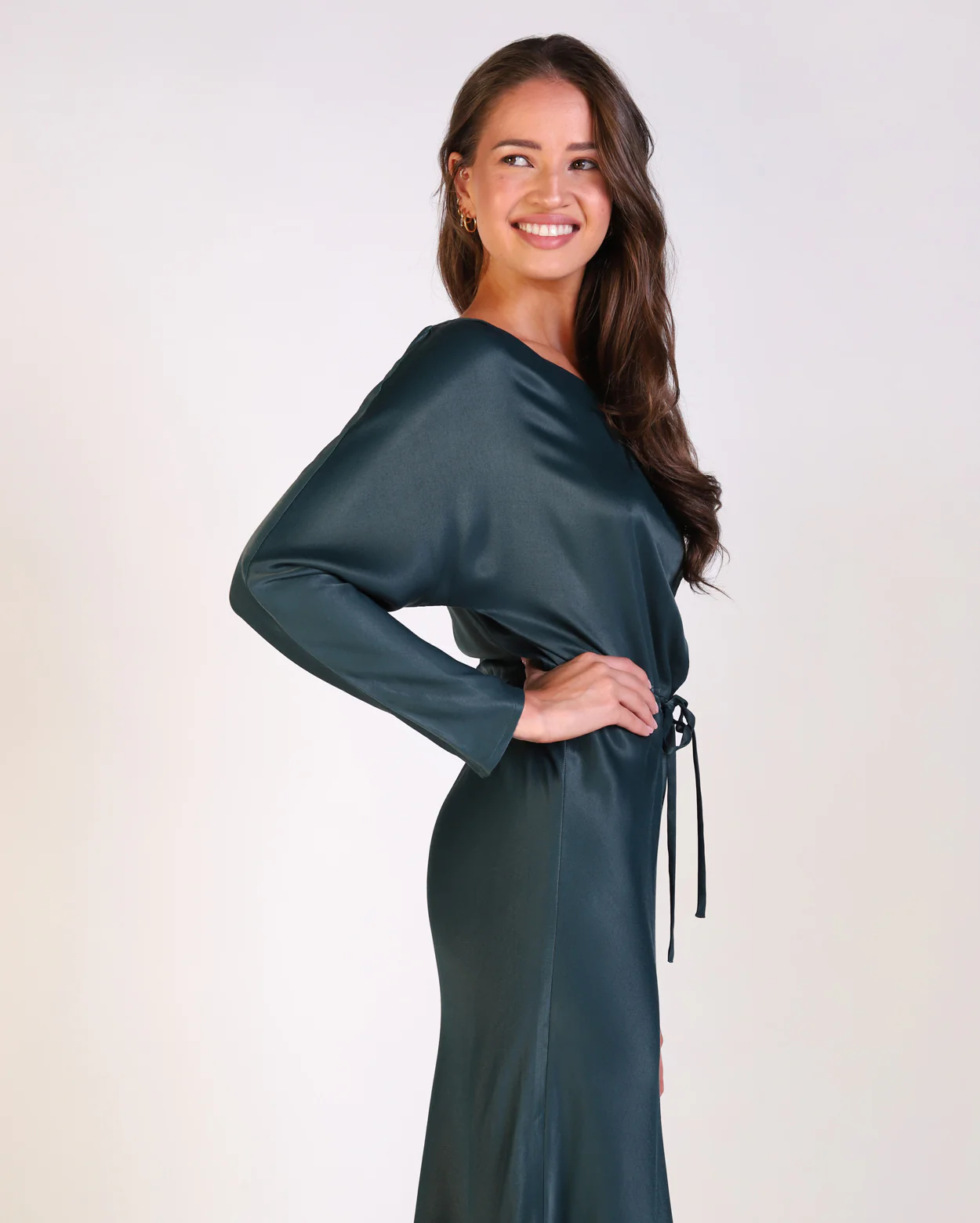 Madison Dress - Emerald - Image 3