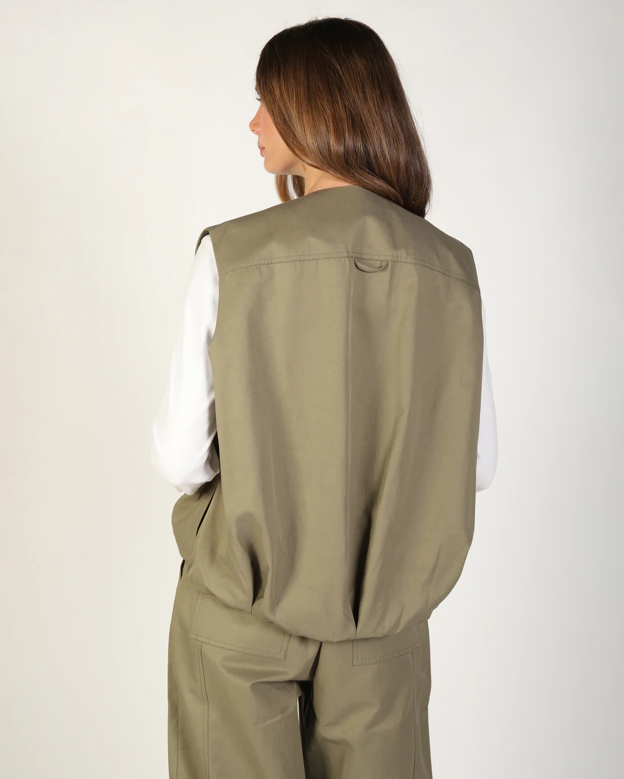 Marion Vest - Khaki - Image 4