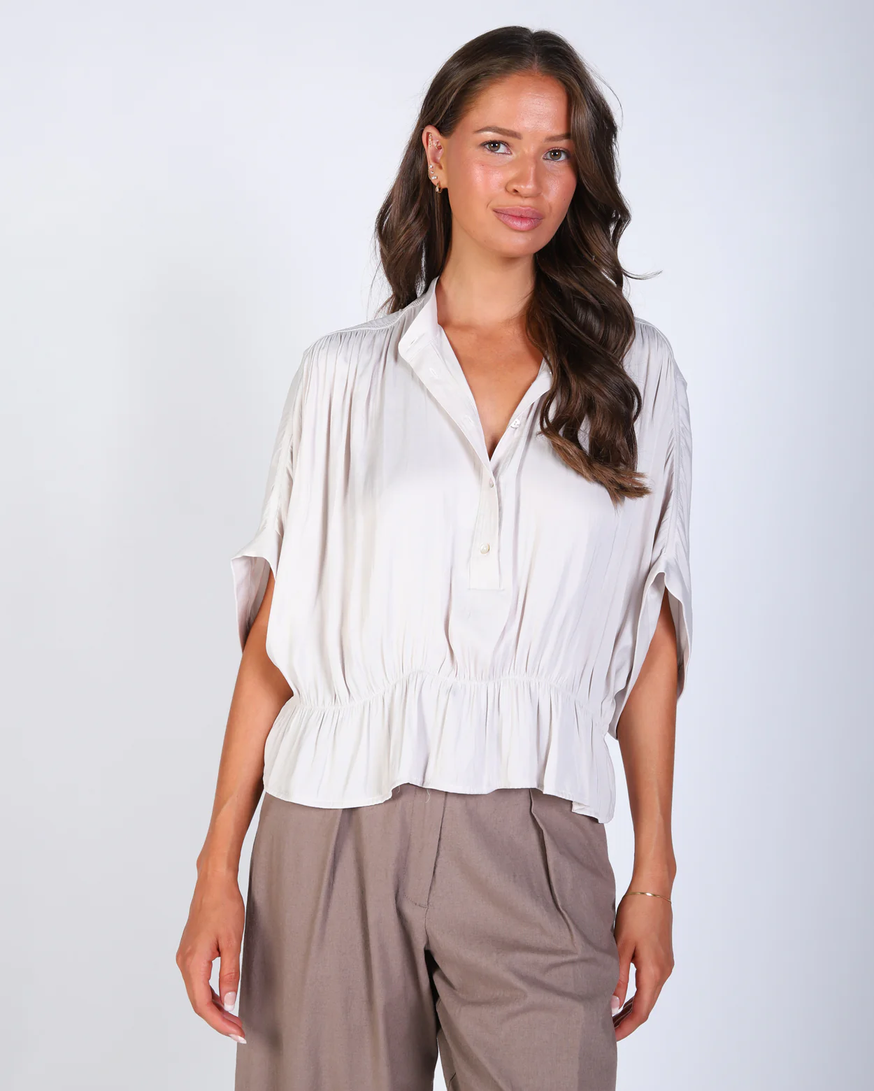 Meg Blouse - Oyster