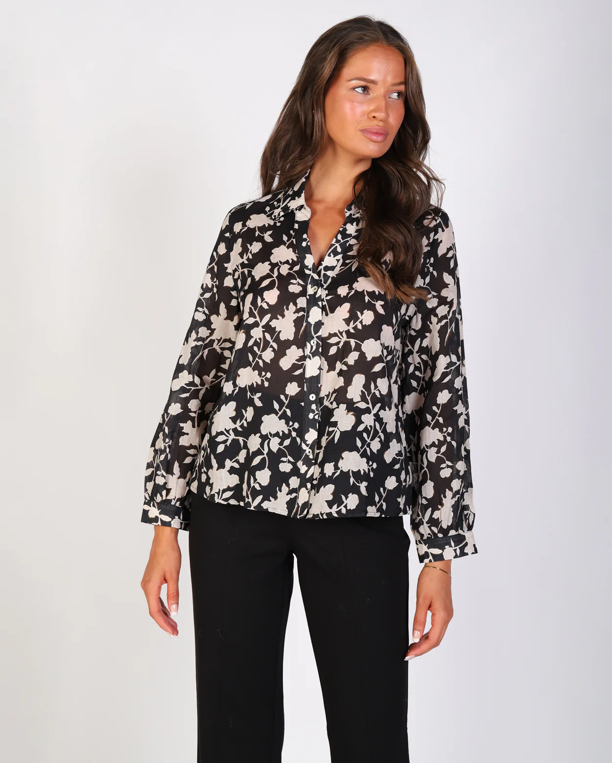 Millie Top - Black/White - Image 2