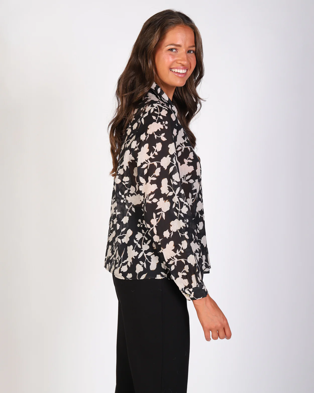 Millie Top - Black/White - Image 3
