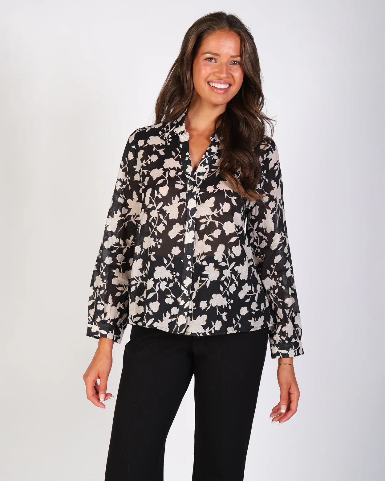 Millie Top - Black/White - Image 4