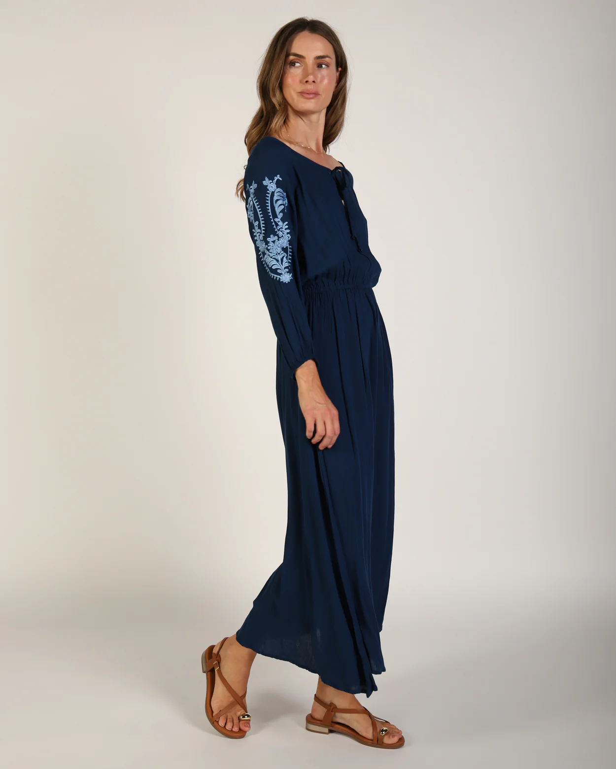 Nora Dress - Dark Blue - Image 4
