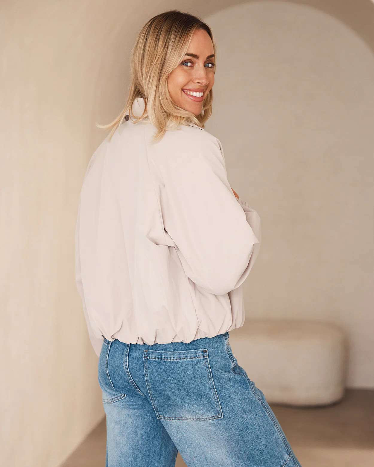 Peta Jacket - Stone - Image 3