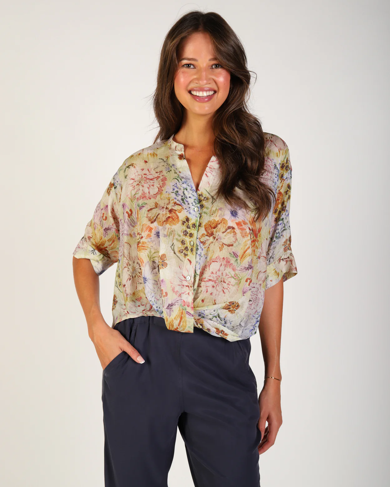 Printed Joanne Top - Floral - Image 3