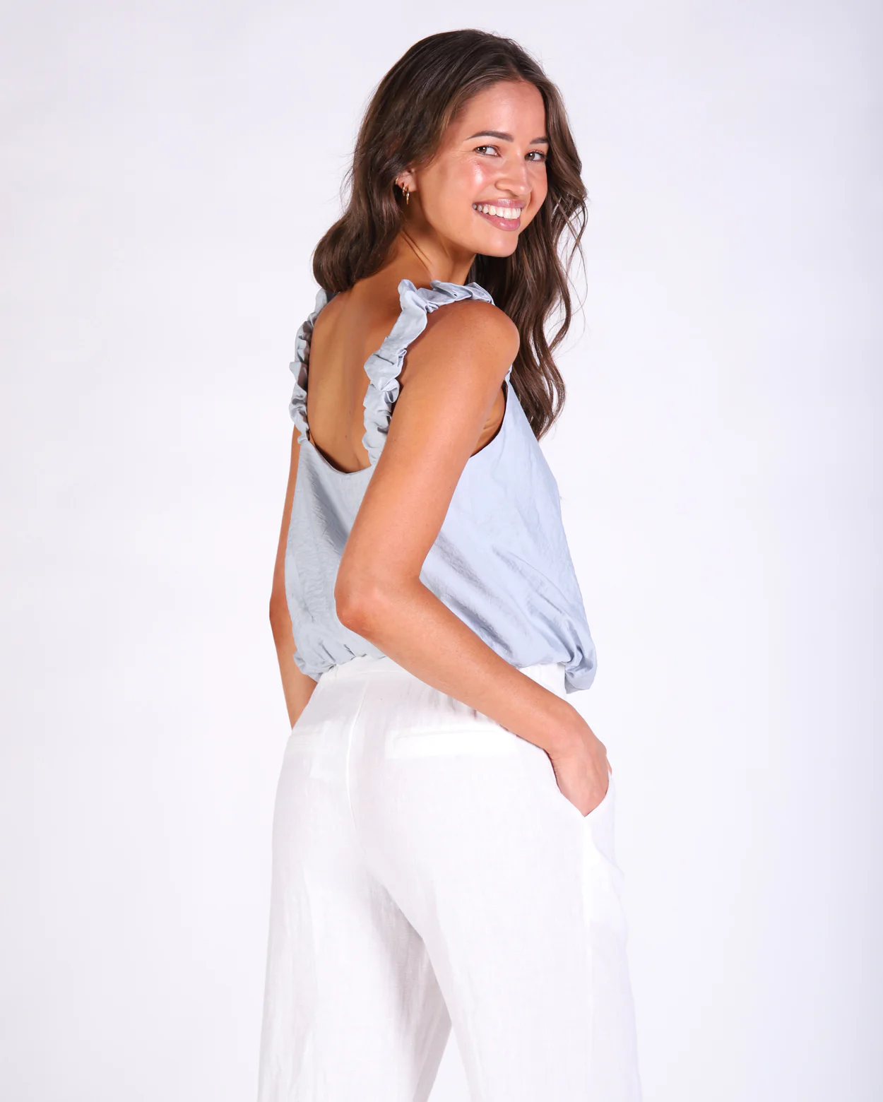 Quinn Top - Blue - Image 4