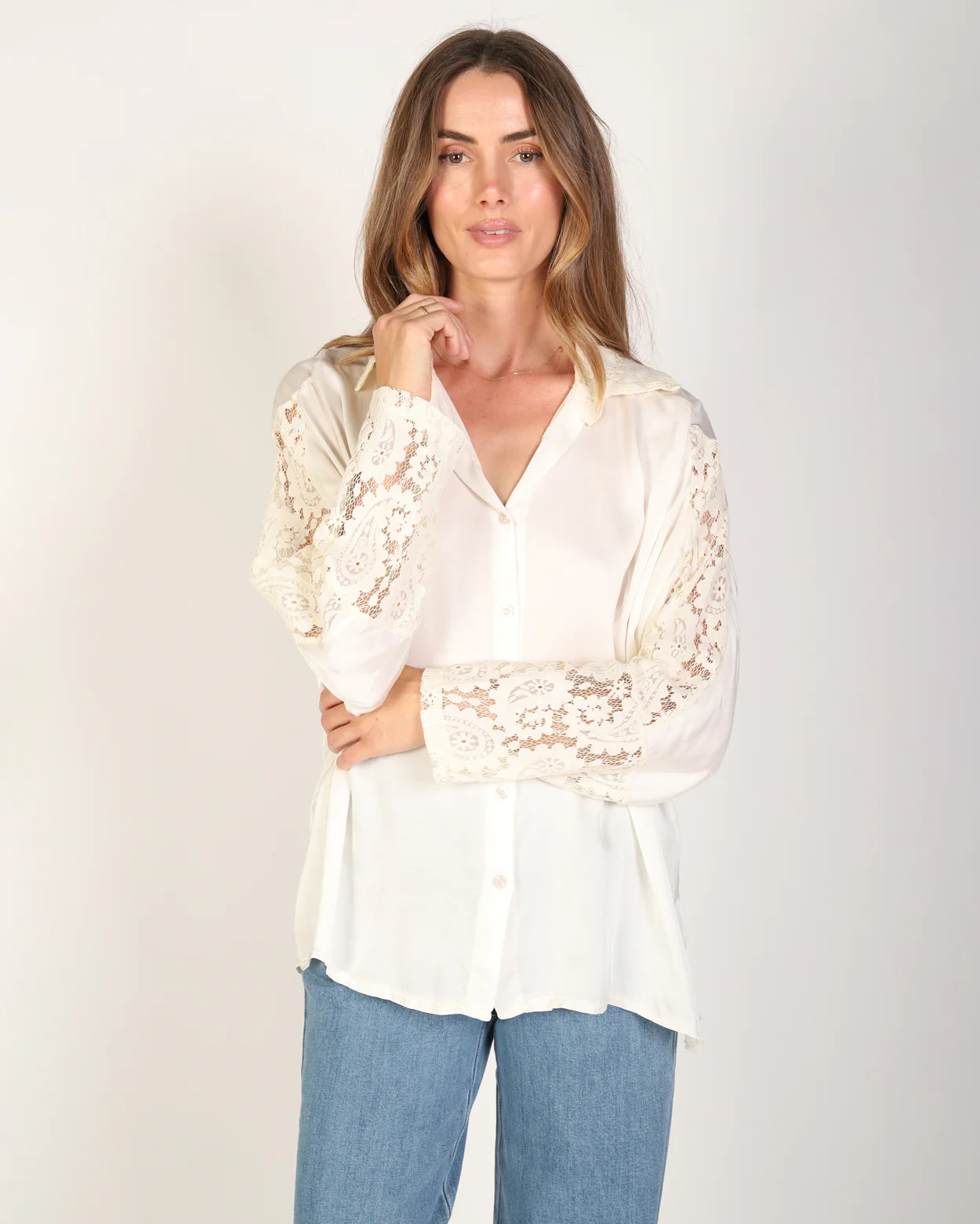 Regan Shirt  - White - Image 3