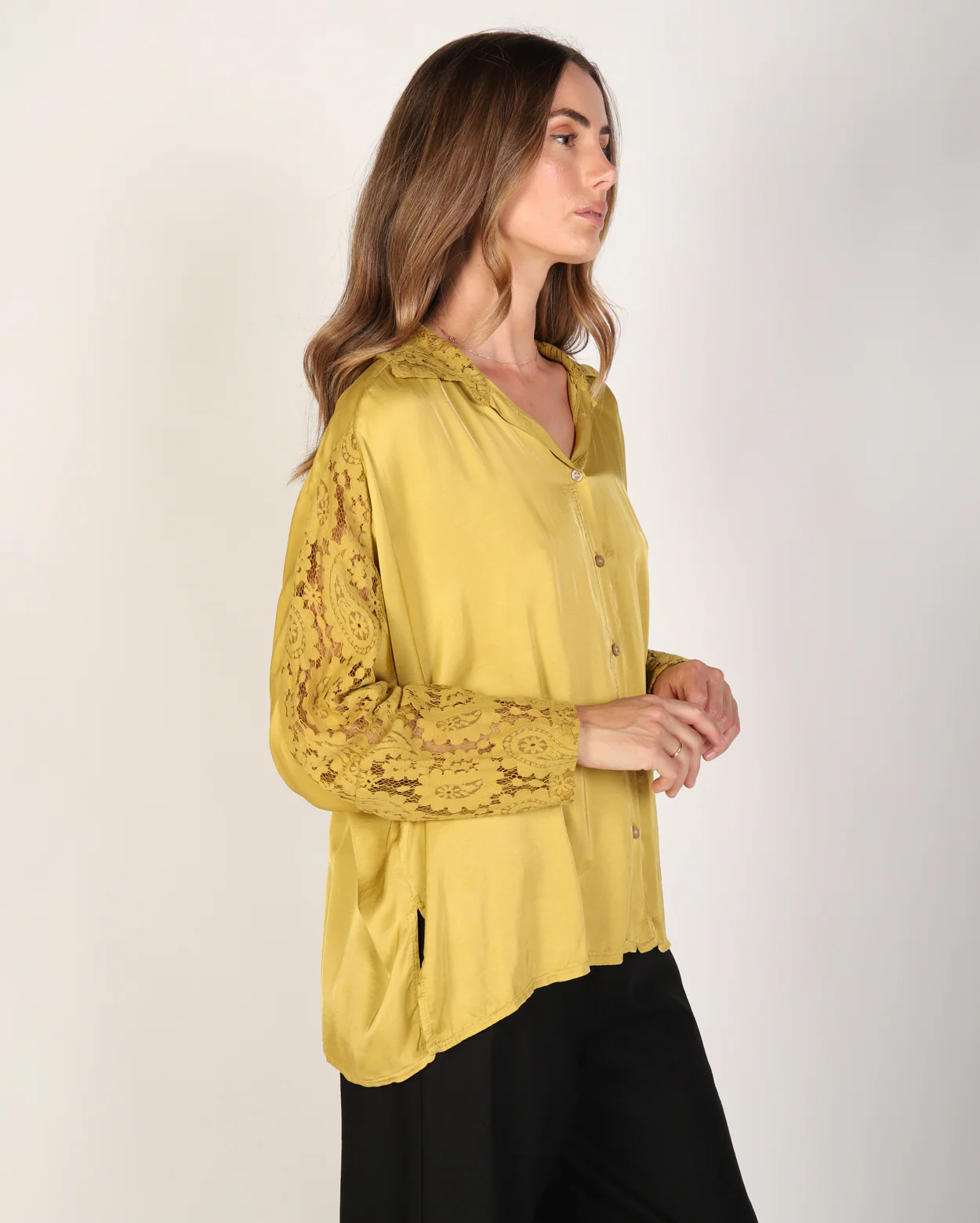 Regan Shirt  - Yellow - Image 3