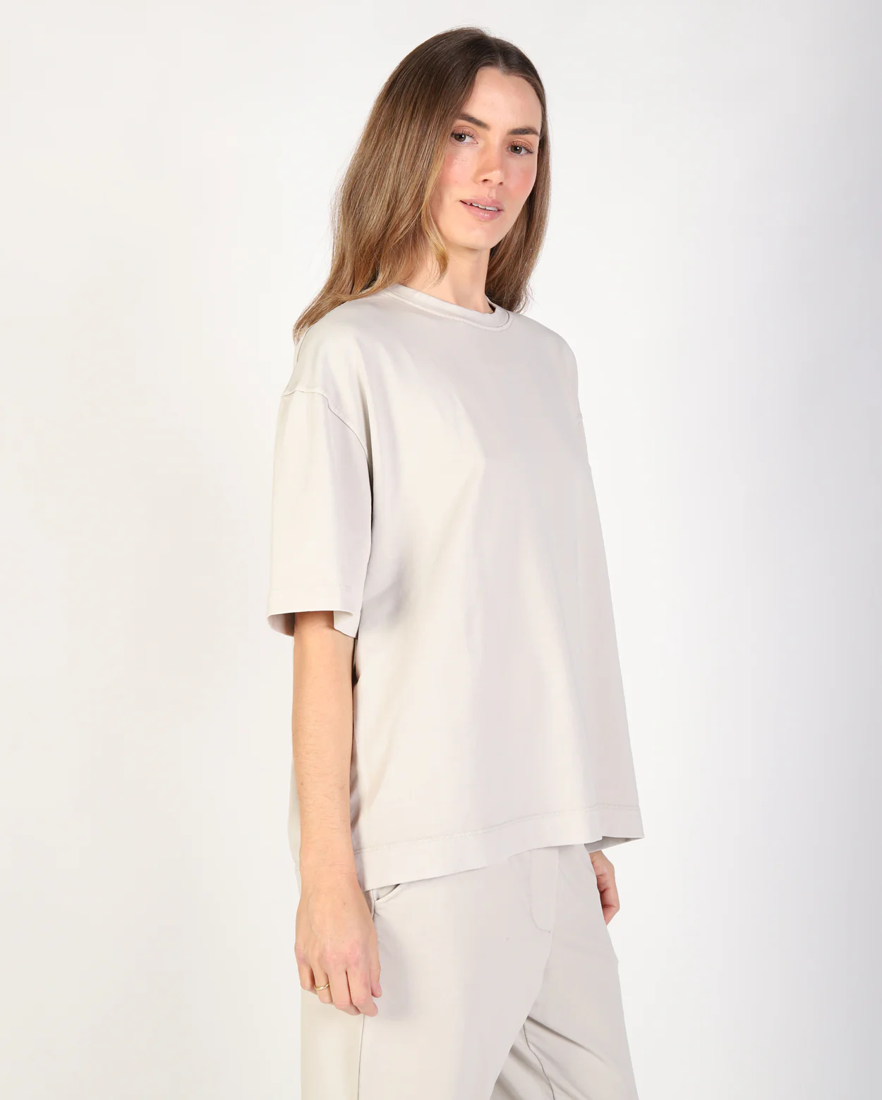 Riley Tee - Stone - Image 4