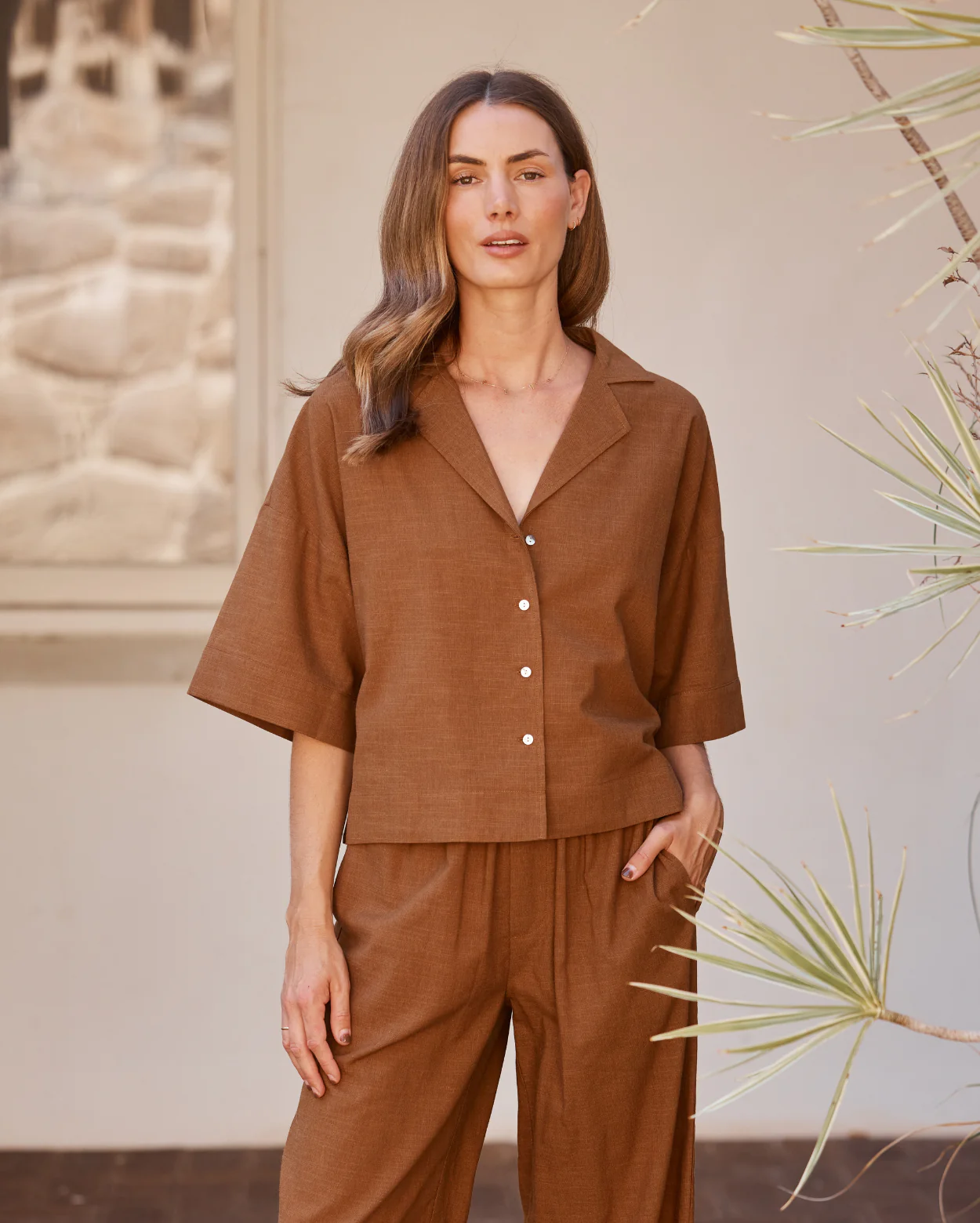 Sammie Shirt - Chocolate