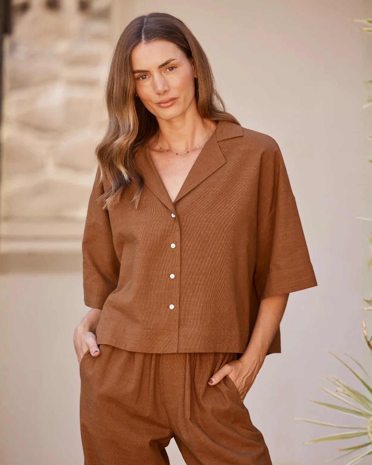 Sammie Shirt - Chocolate - Image 2