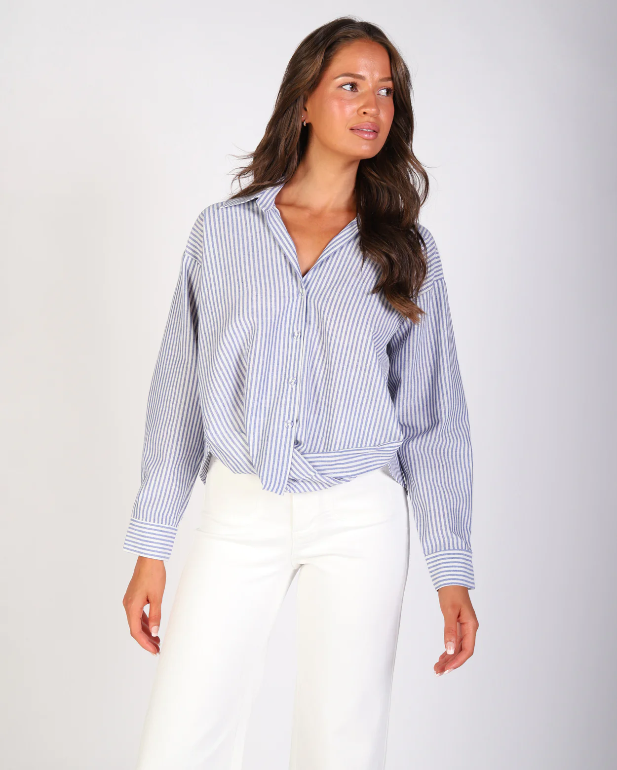 Sydney Shirt  - Blue Stripe - Image 3